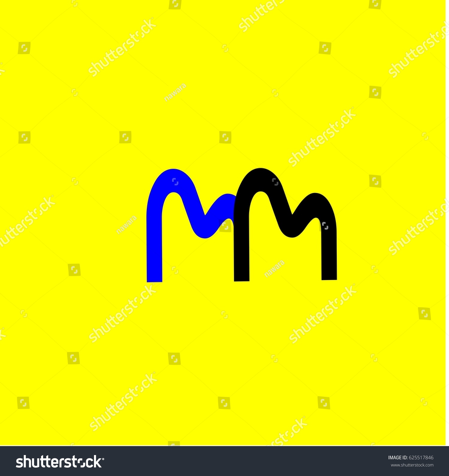 Letter M Logo Vector Stock Vector Royalty Free 625517846 3336