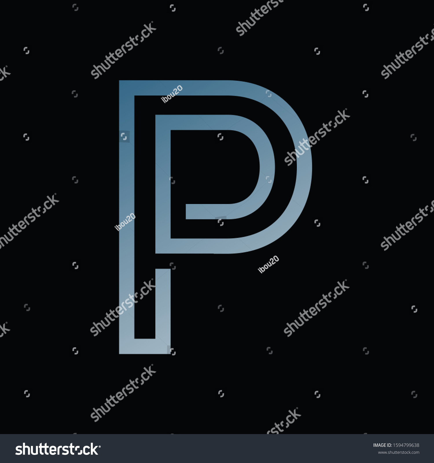 Letter P Logo Icon Design Template Stock Vector (Royalty Free ...