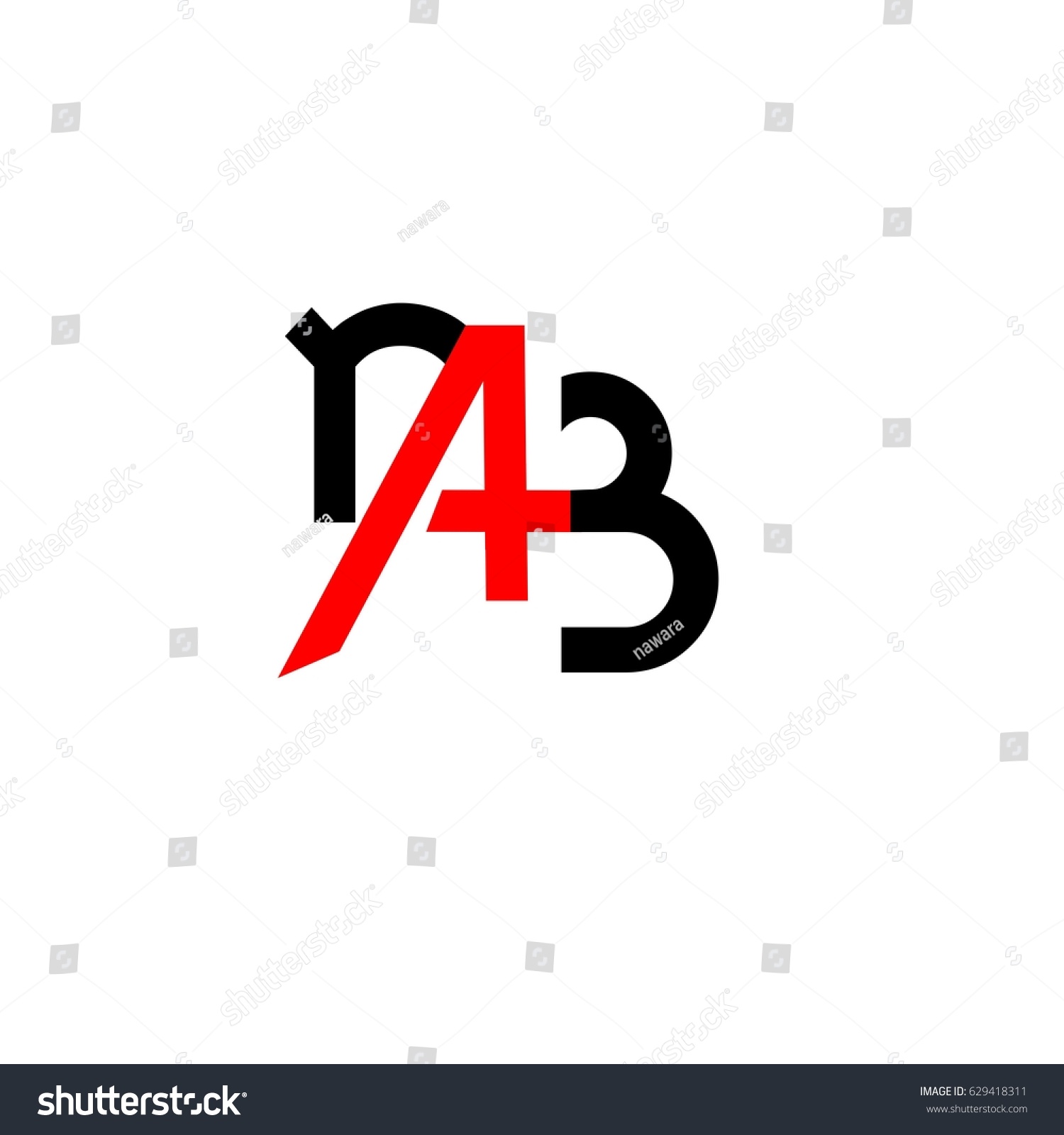 Letter R B Logo Vector Stock Vector (Royalty Free) 629418311 | Shutterstock