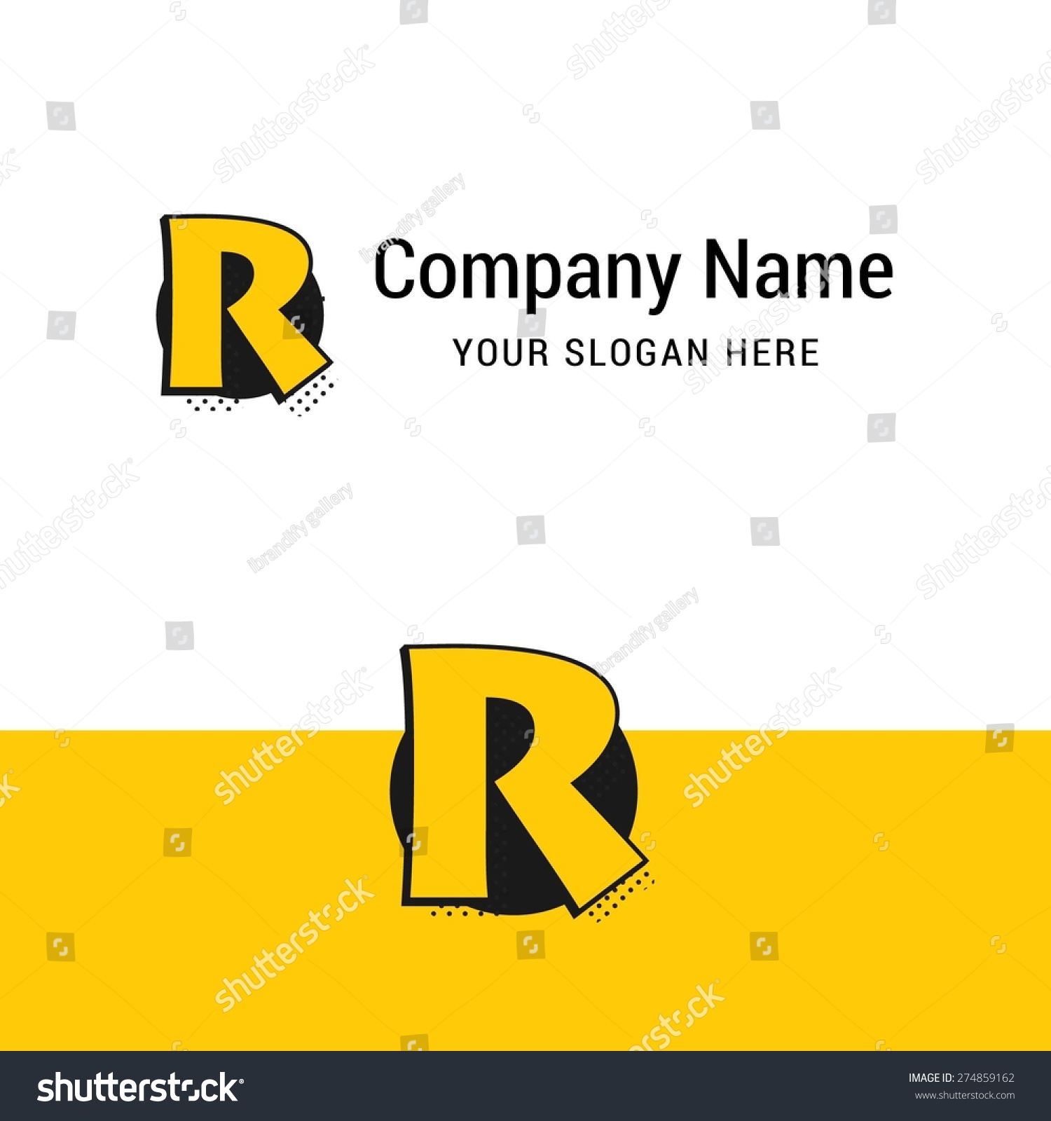 Letter R Logo Icon Design Alphabet Stock Vector Royalty Free