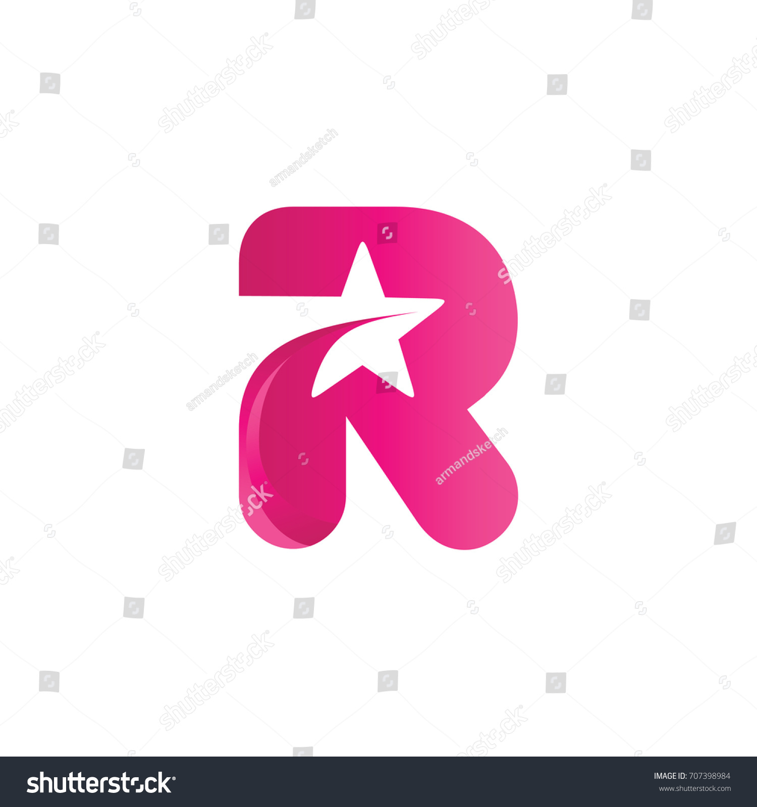 letter-r-star-logo-stock-vector-royalty-free-707398984