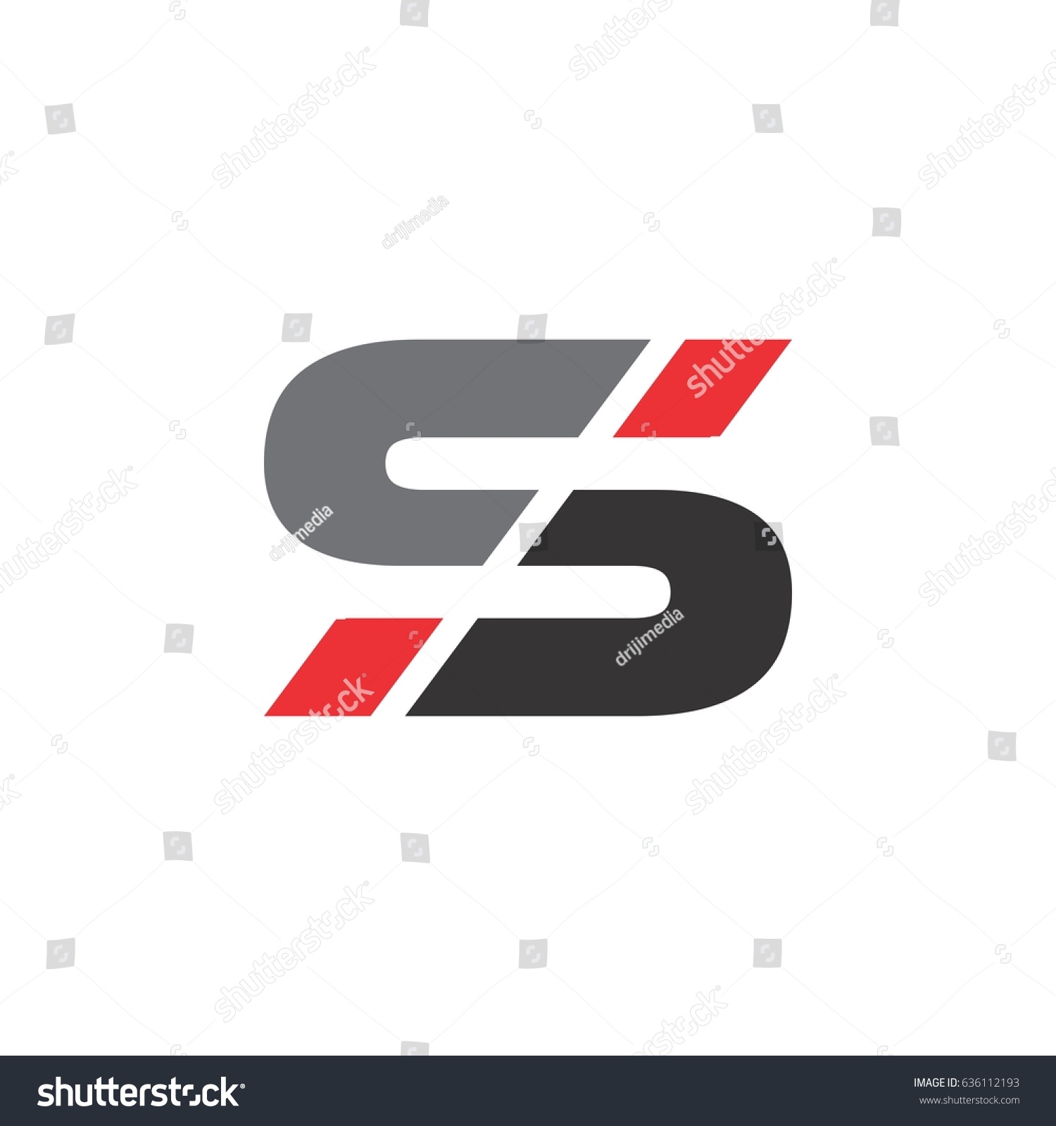 Letter S Logo Design Stock Vector Royalty Free 636112193
