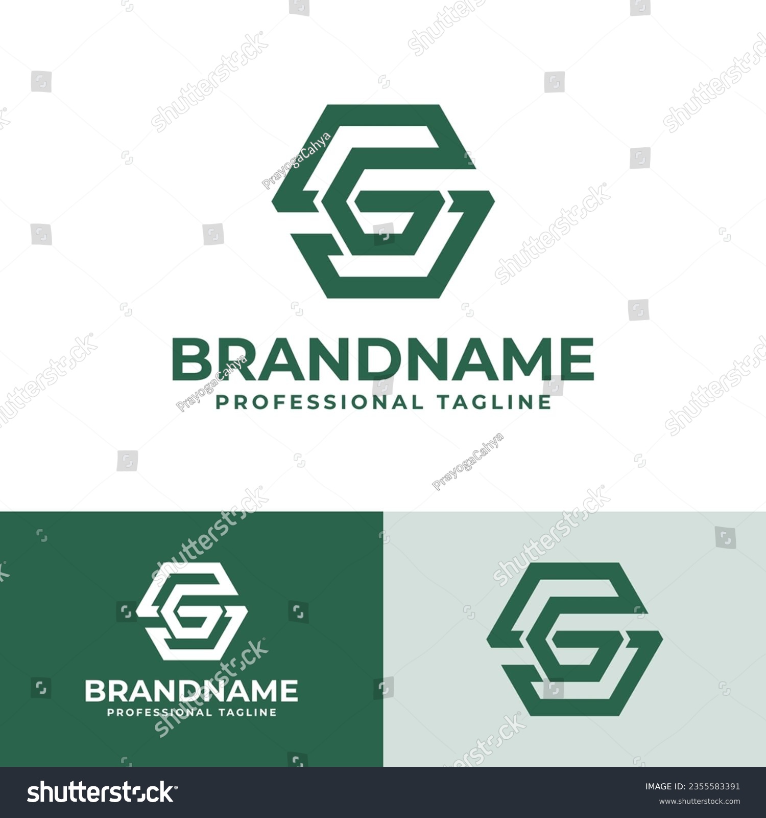 SVG of Letter SG Arrow Hexagonal Logo, suitable for any business related to Hexagonal with SG or GS initial. svg