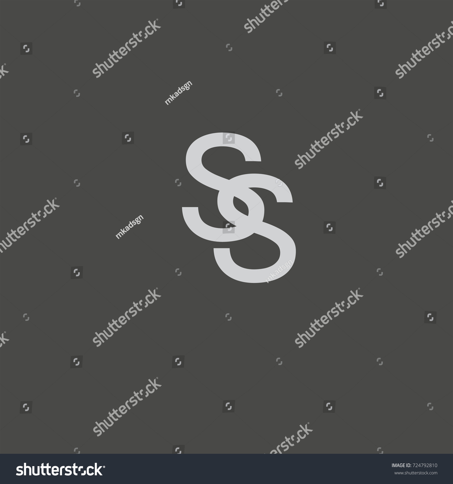 Letter Ss Logo Element Stock Vector (Royalty Free) 724792810 | Shutterstock