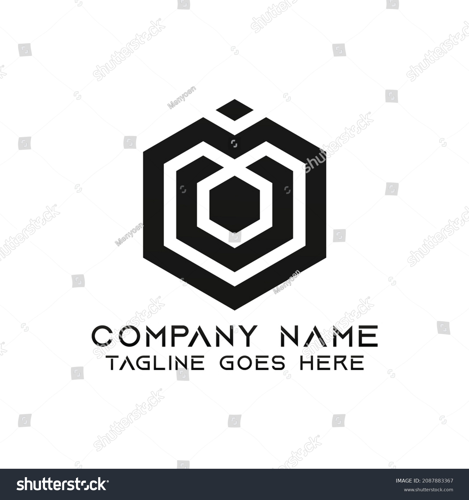 Letter X Cube Logo Design Template Stock Vector (Royalty Free) 2087883367