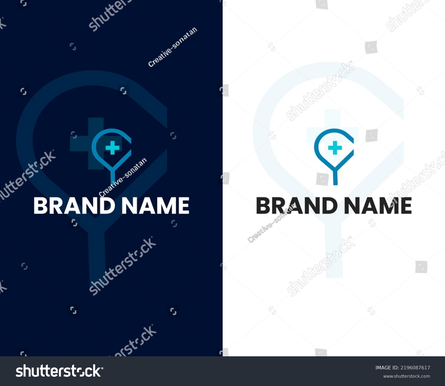 1 Letter y with medical sing modern logo design template Stock Vectors ...