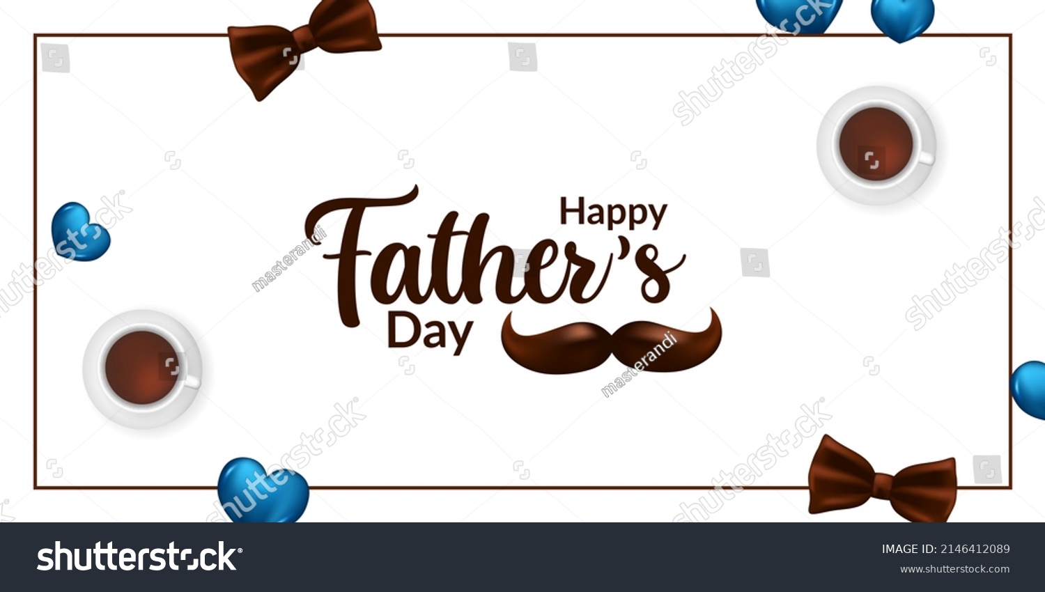 Lettering Happy Fathers Day Special Greeting Stock Vector (Royalty Free ...