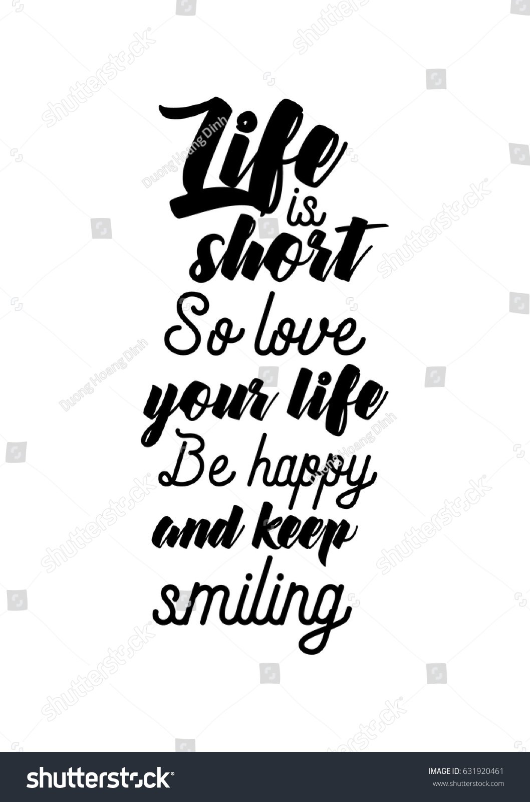 short meaningful quotes about love and life lettering quotes motivation about life quote stock vector