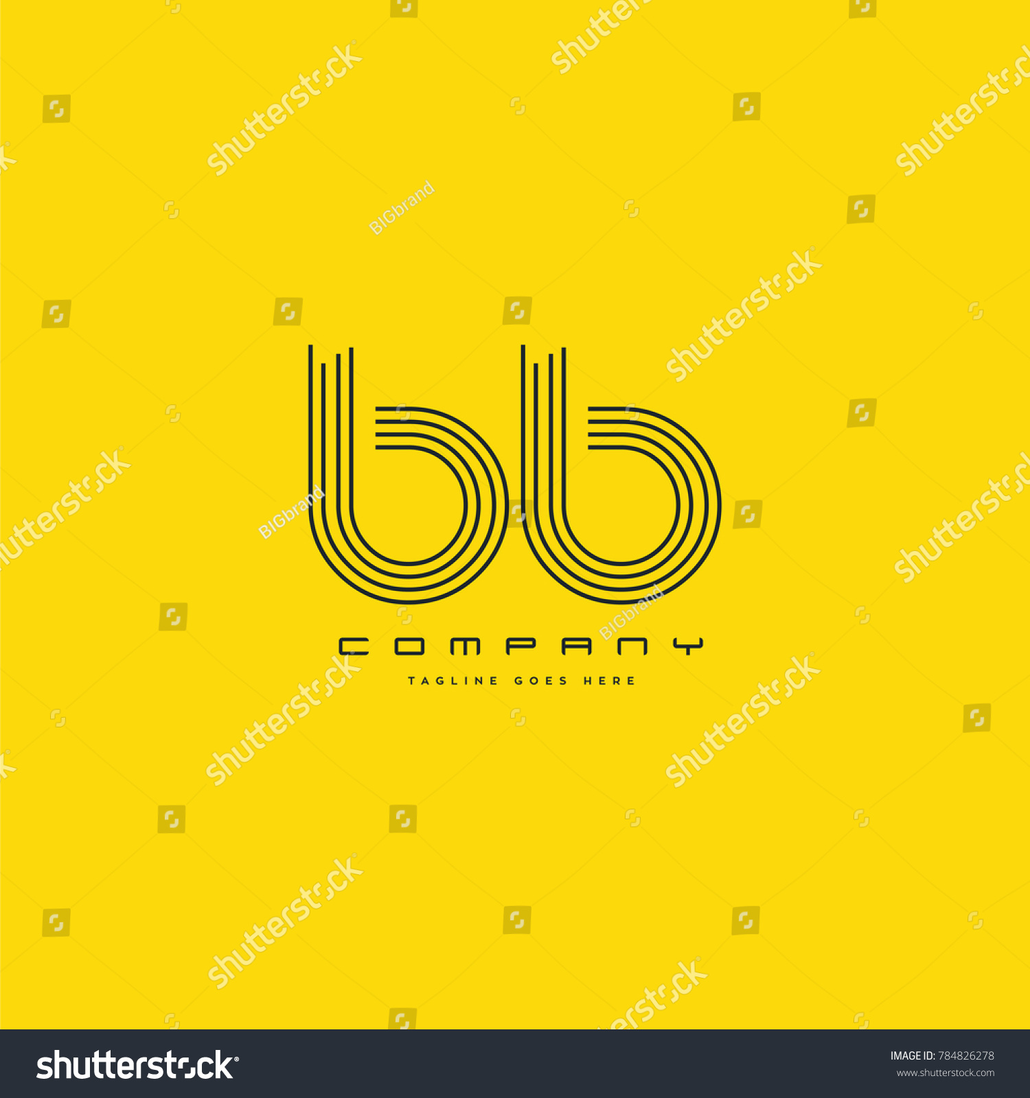 Letters B B Joint Logo Icon Stock Vector (Royalty Free) 784826278 ...