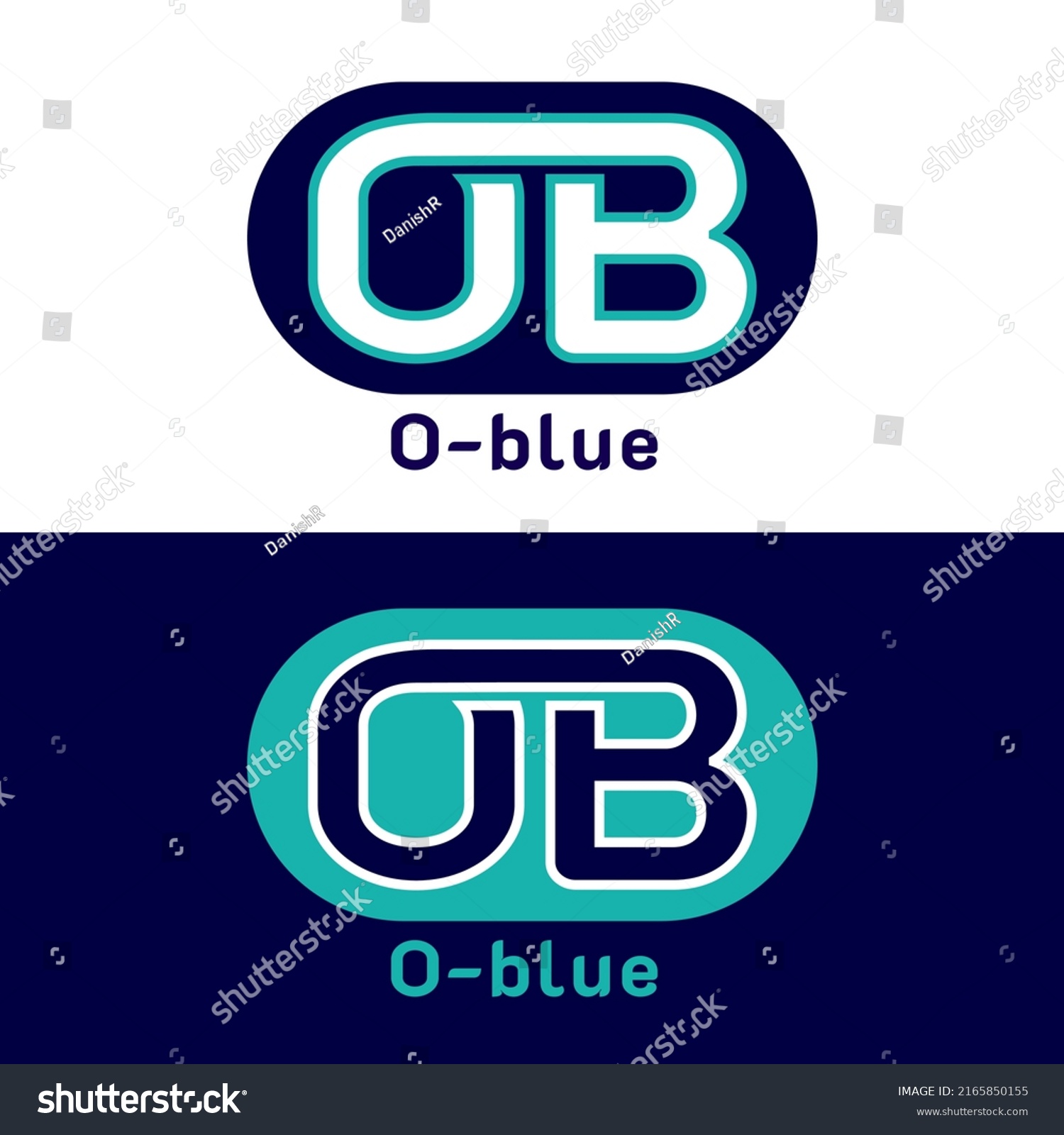 Letters Ob Bo O B Logo Stock Vector (Royalty Free) 2165850155 ...