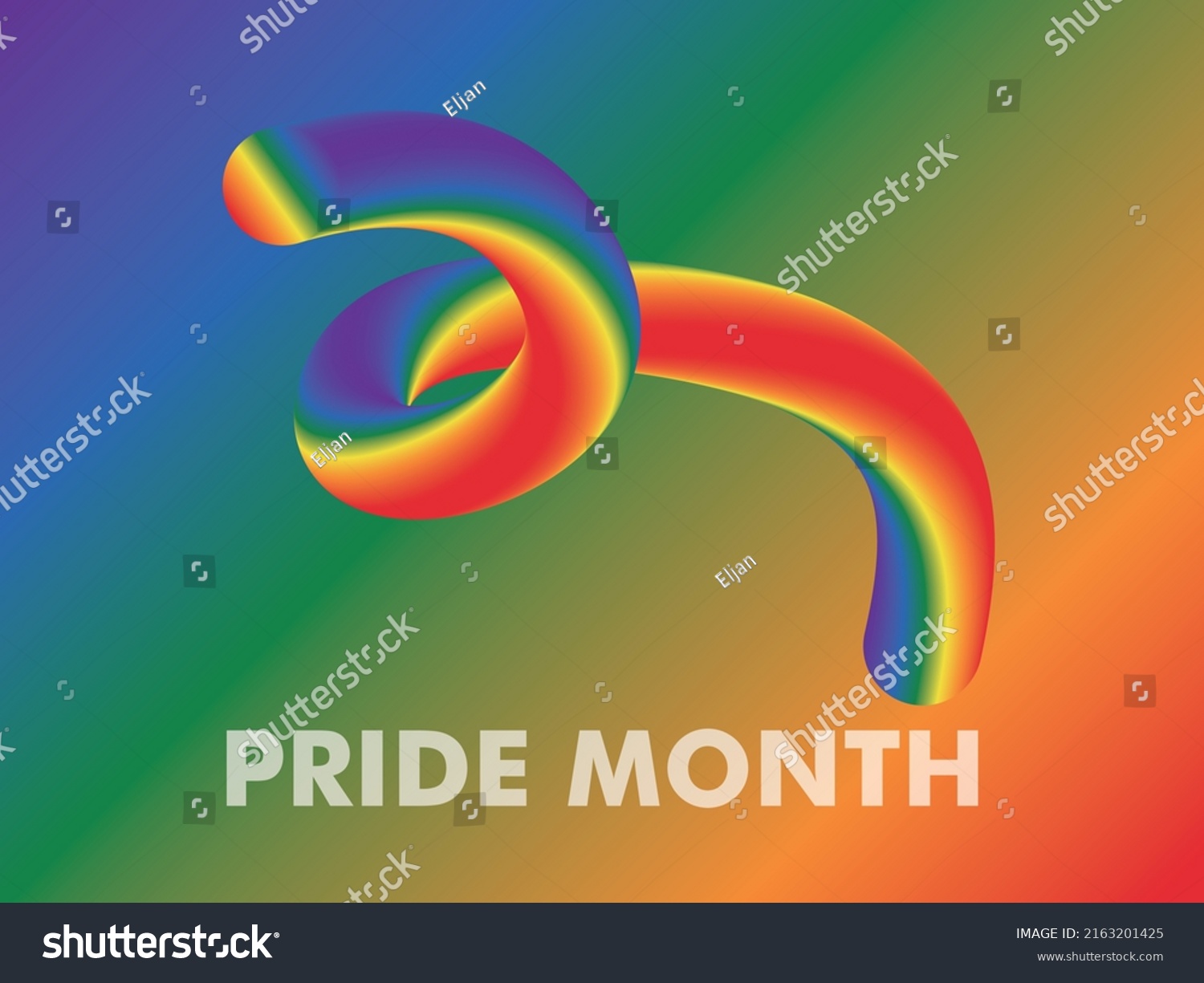 Lgbt Pride Month June Lesbian Gay Stock Vector Royalty Free