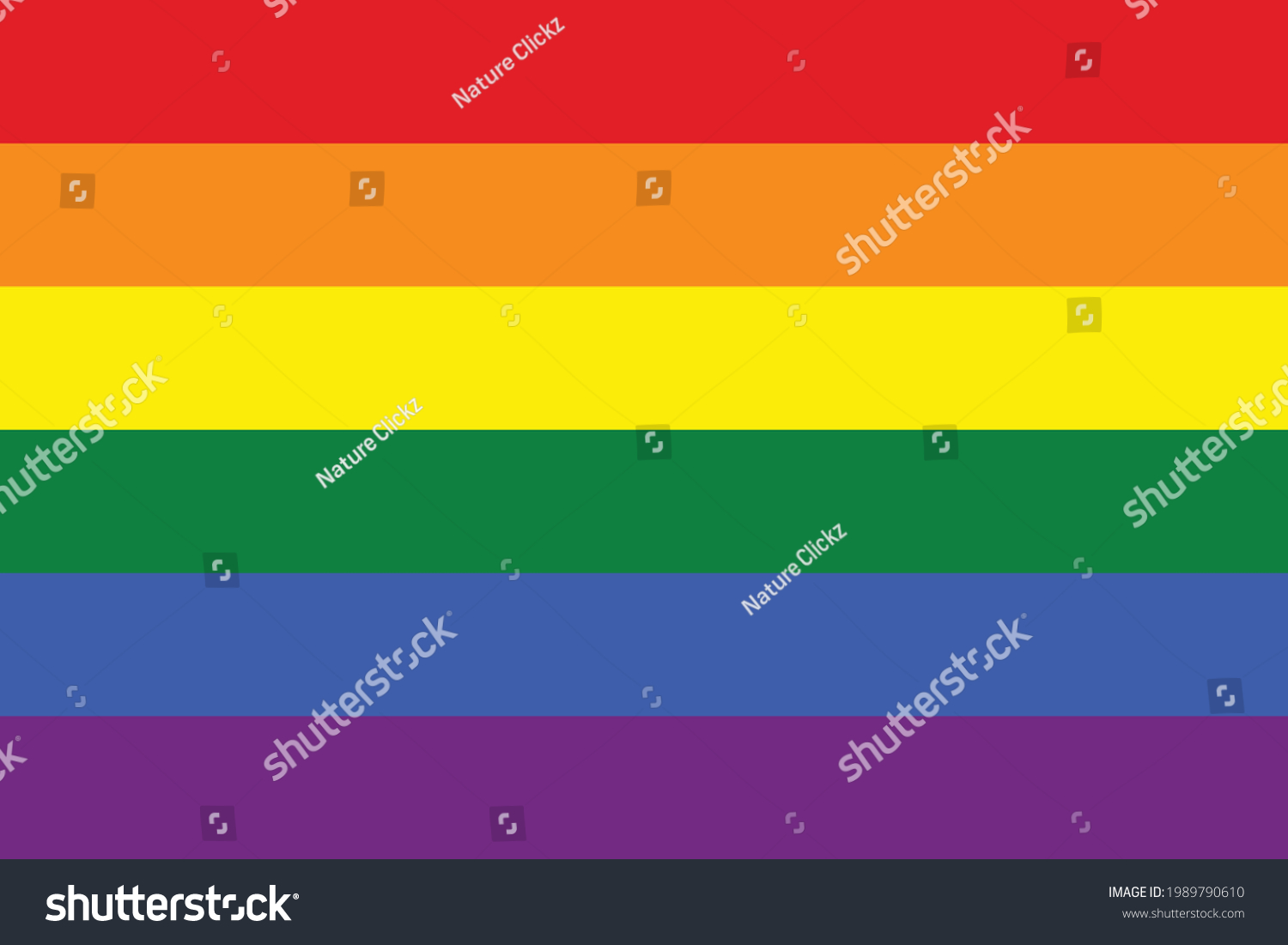Vektor Stok Lgbtq Pride Flag Vector Banner Flag Tanpa Royalti 1989790610 