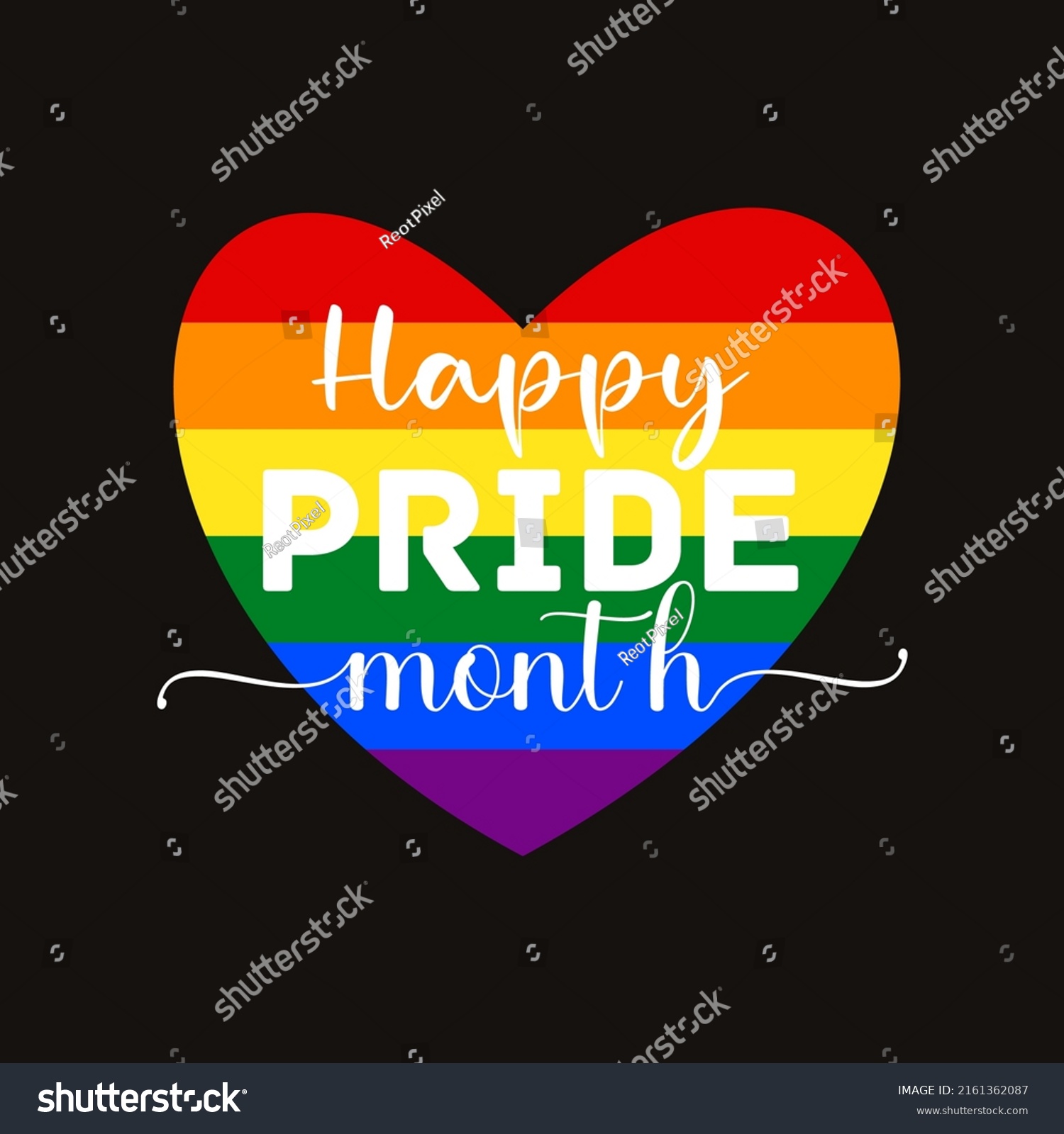 Lgbtq Pride Month June Every Year Stock Vector (Royalty Free