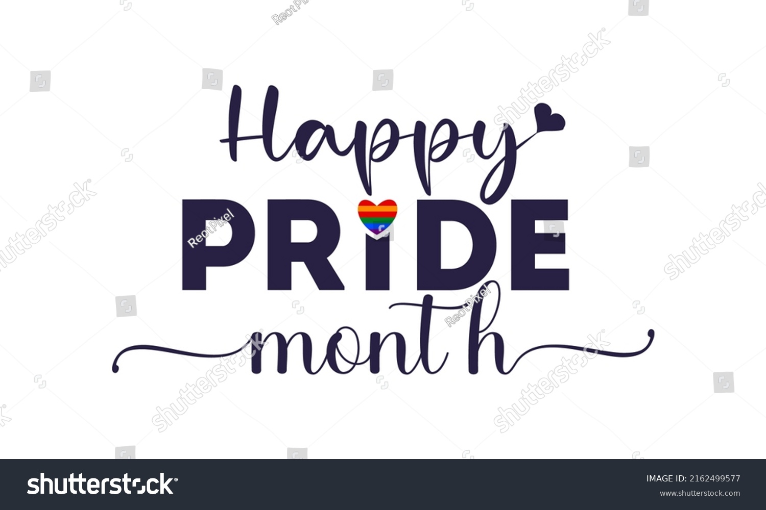 Lgbtq Pride Month June Every Year Stock Vector (Royalty Free