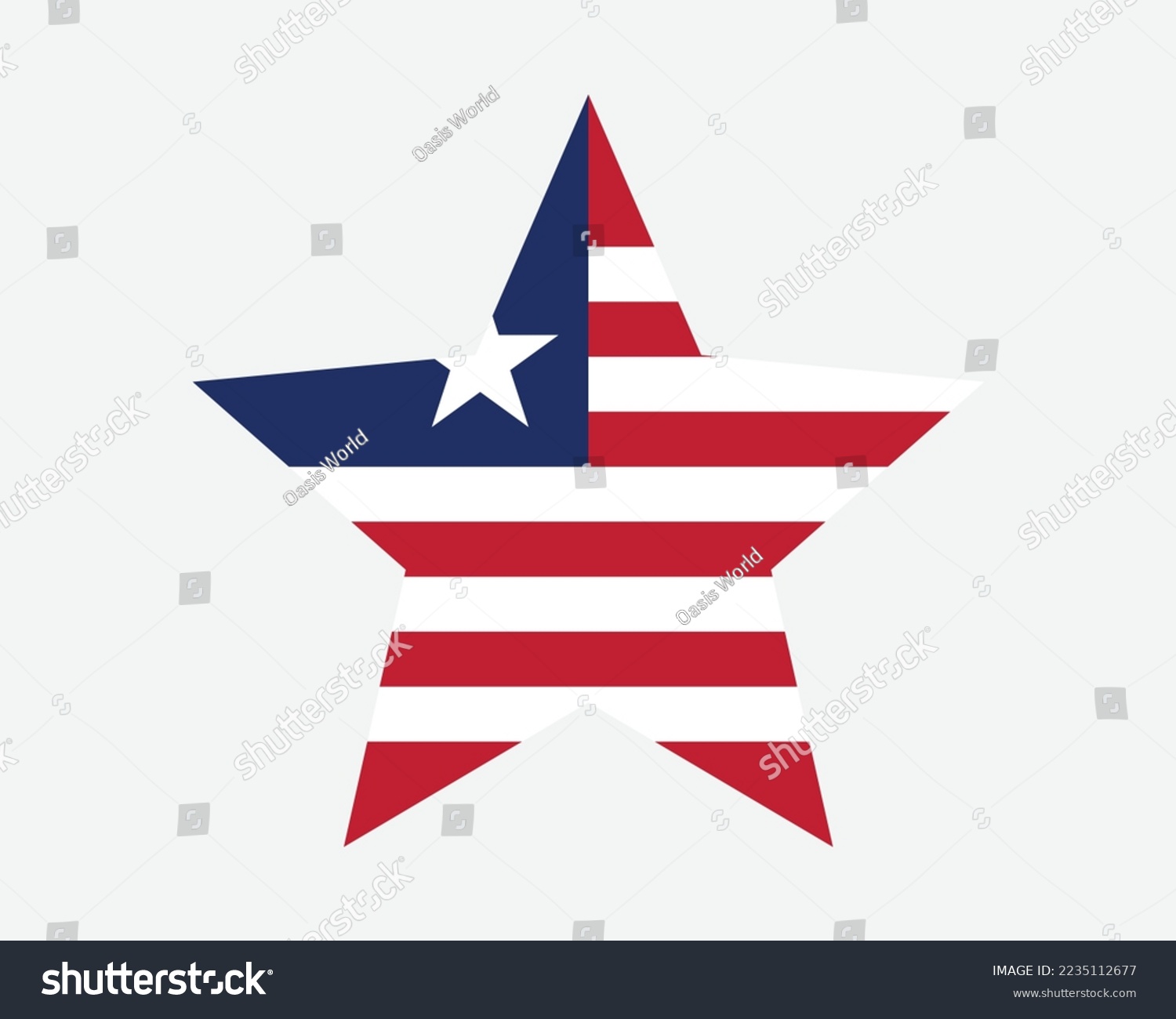 SVG of Liberia Star Flag. Liberian Star Shape Flag. Republic of Liberia Country National Banner Icon Symbol Vector Flat Artwork Graphic Illustration svg