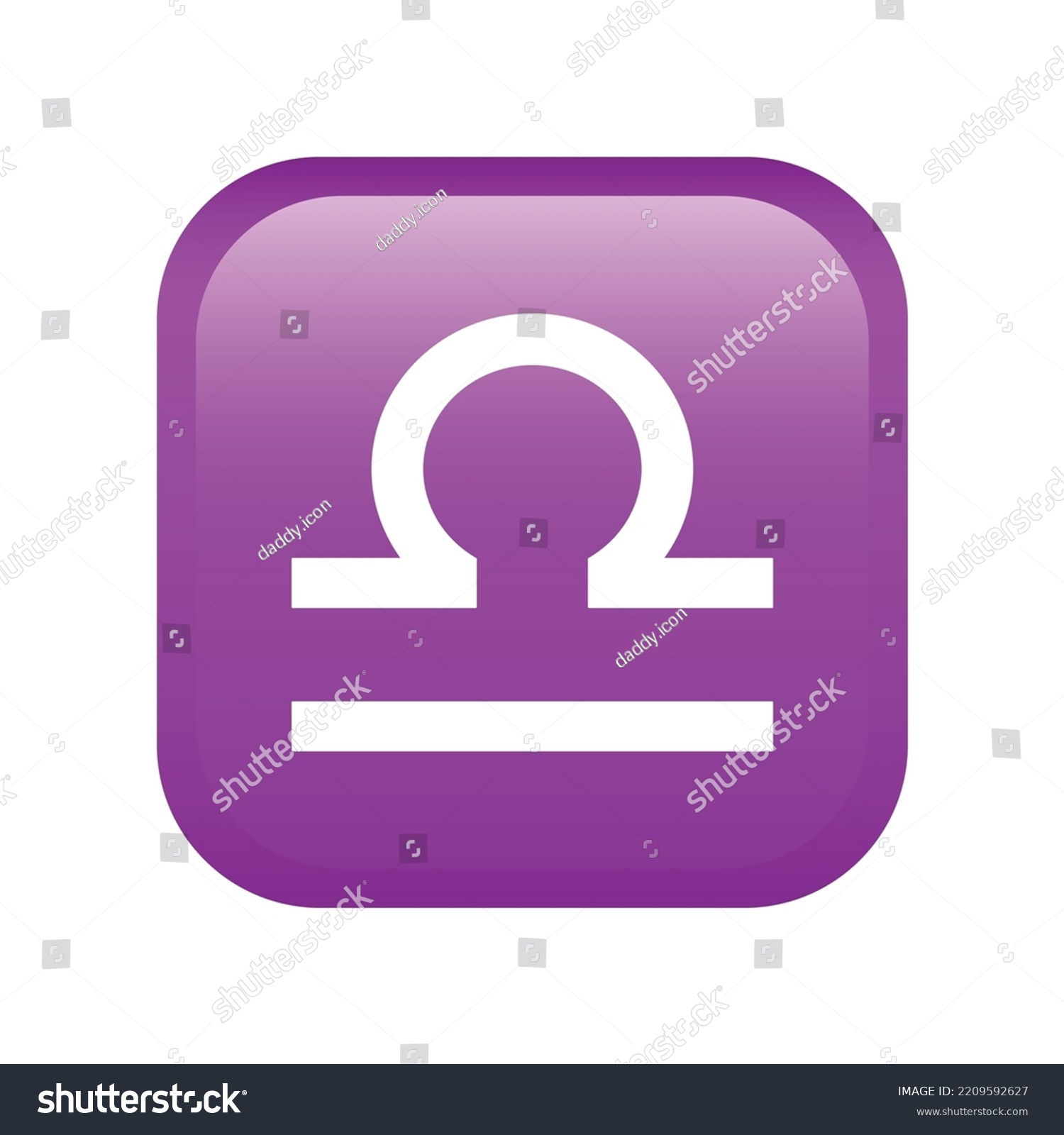 SVG of Libra emoji icon isolated on white background. Astrological emoticon symbol modern, simple, vector, icon for website design, mobile app, ui. Vector Illustration svg