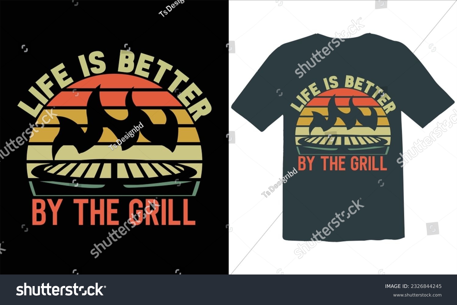 SVG of Life Is Better By The Grill T Shirt Design,BBQ T-shirt design,typography BBQ shirts design,BBQ Grilling shirts design vectors,Barbeque t-shirt,Typography vector T-shirt design,Funny BBQ Shirt, svg