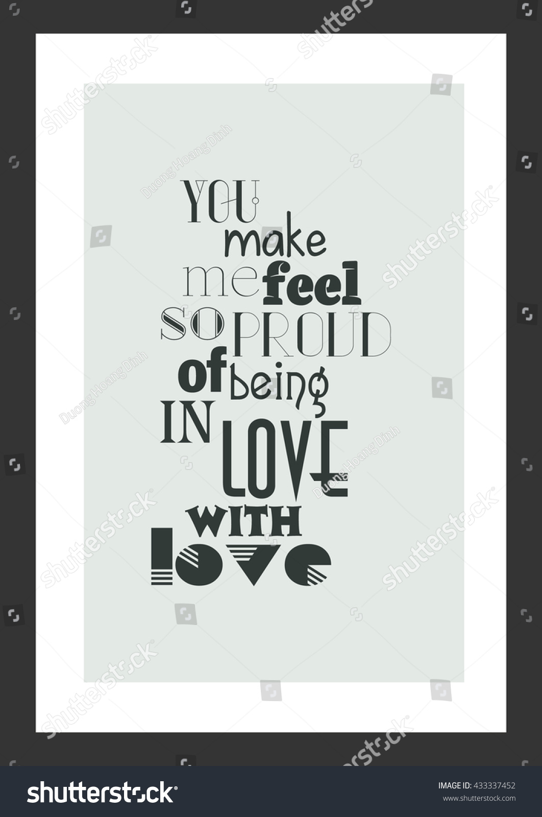 Life quote Inspirational quote You make me feel so proud of being in love