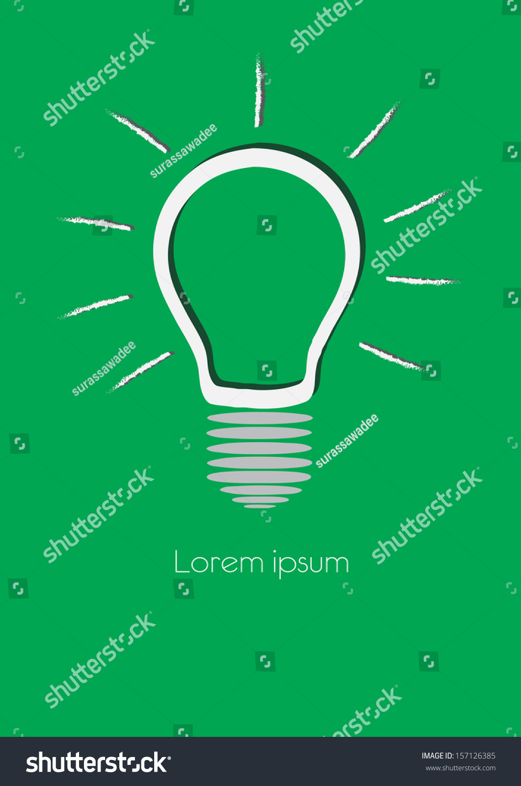 Light Bulb Idea Vector Illustration Stock Vector (Royalty Free ...