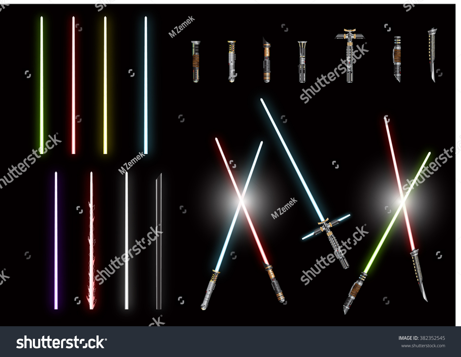 Light Saber Stock Vector 382352545 - Shutterstock