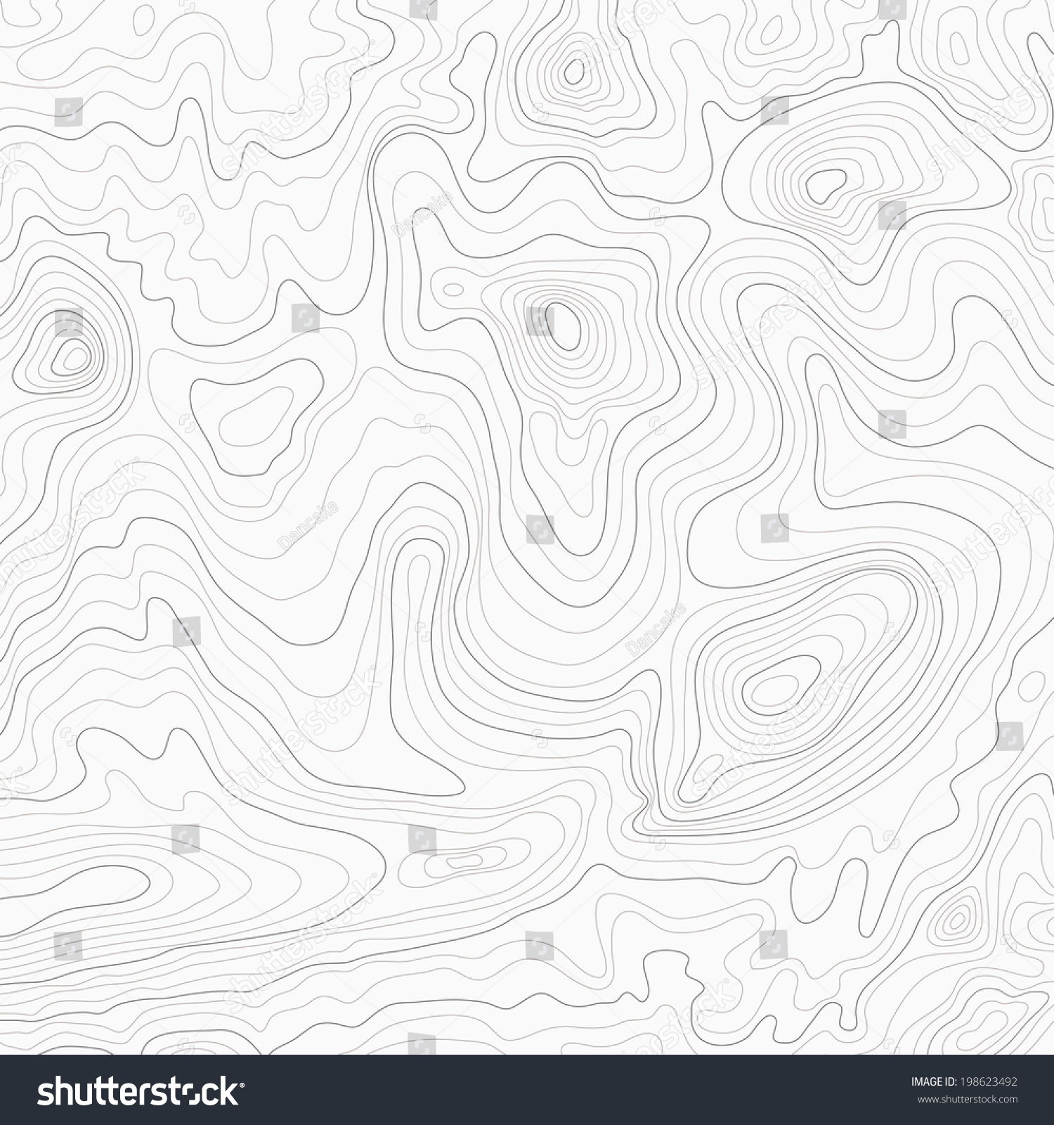 SVG of Light topographic topo contour map background, vector illustration svg