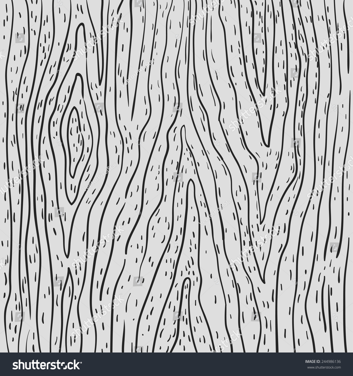 Light Wood Texture Doodle Sketch Style Stock Vector 244986136 ...