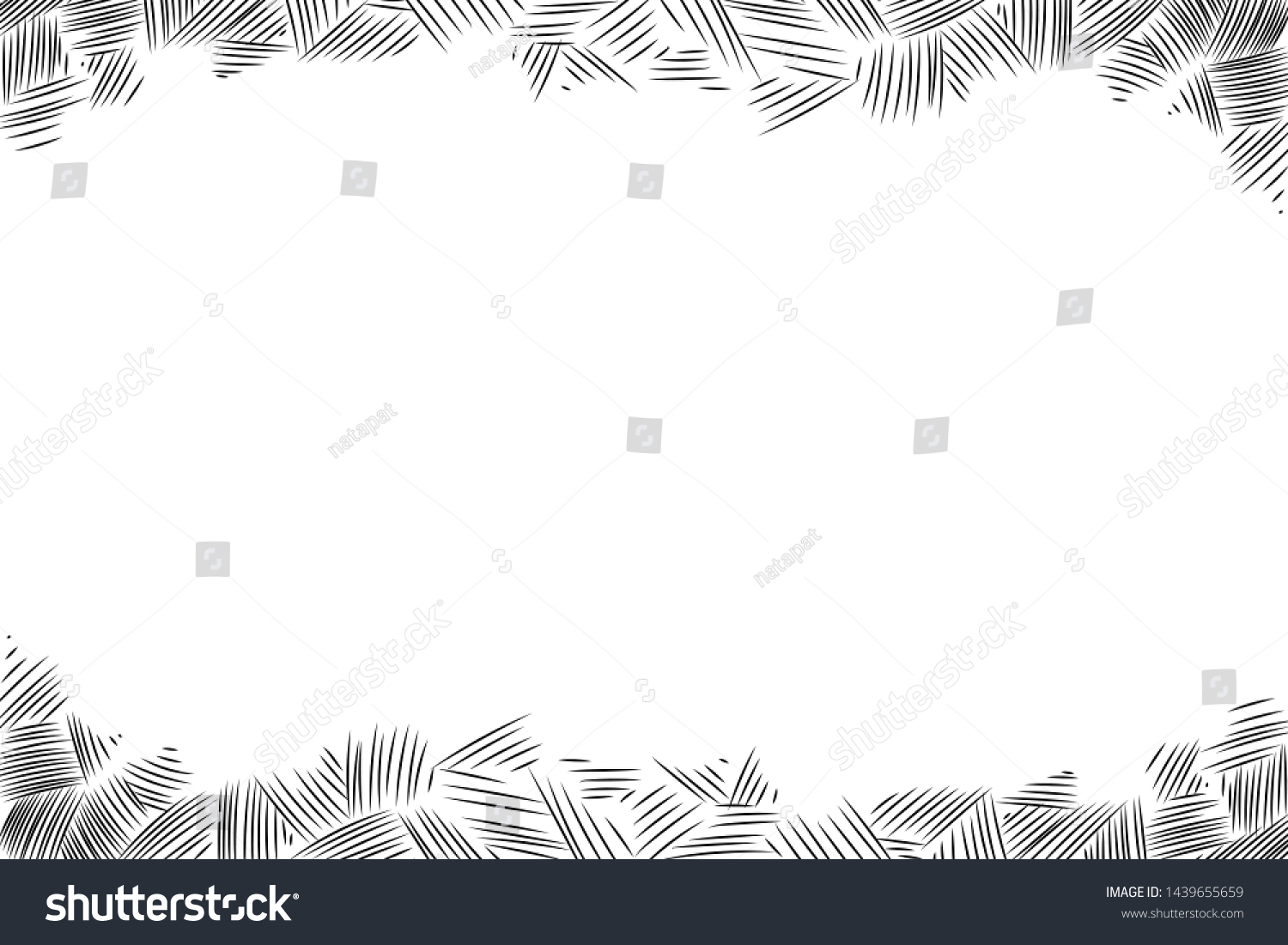 Line Draw Frame Border Vector Drawing: vector de stock (libre de ...