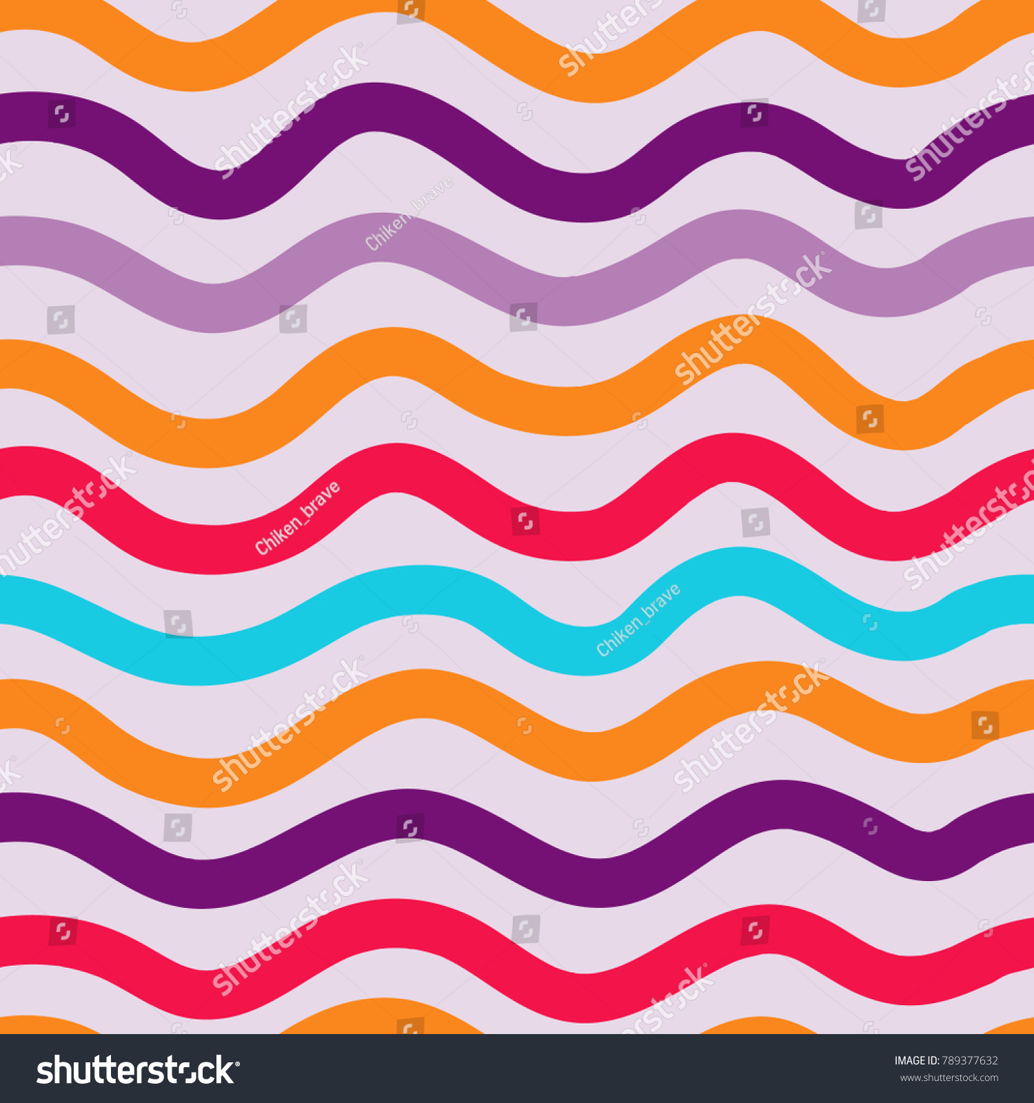 Vector Abstract Stripes Wavy Color Seamless Pattern Ornament Decoration Vector Abstract Stripes Wavy Color Seamless Pattern Ornament Decoration