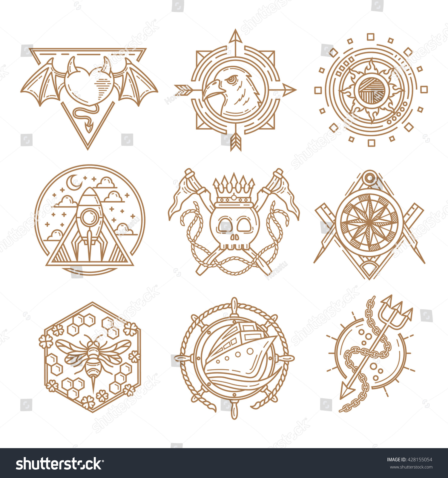 4,858 Bee tattoo Images, Stock Photos & Vectors | Shutterstock