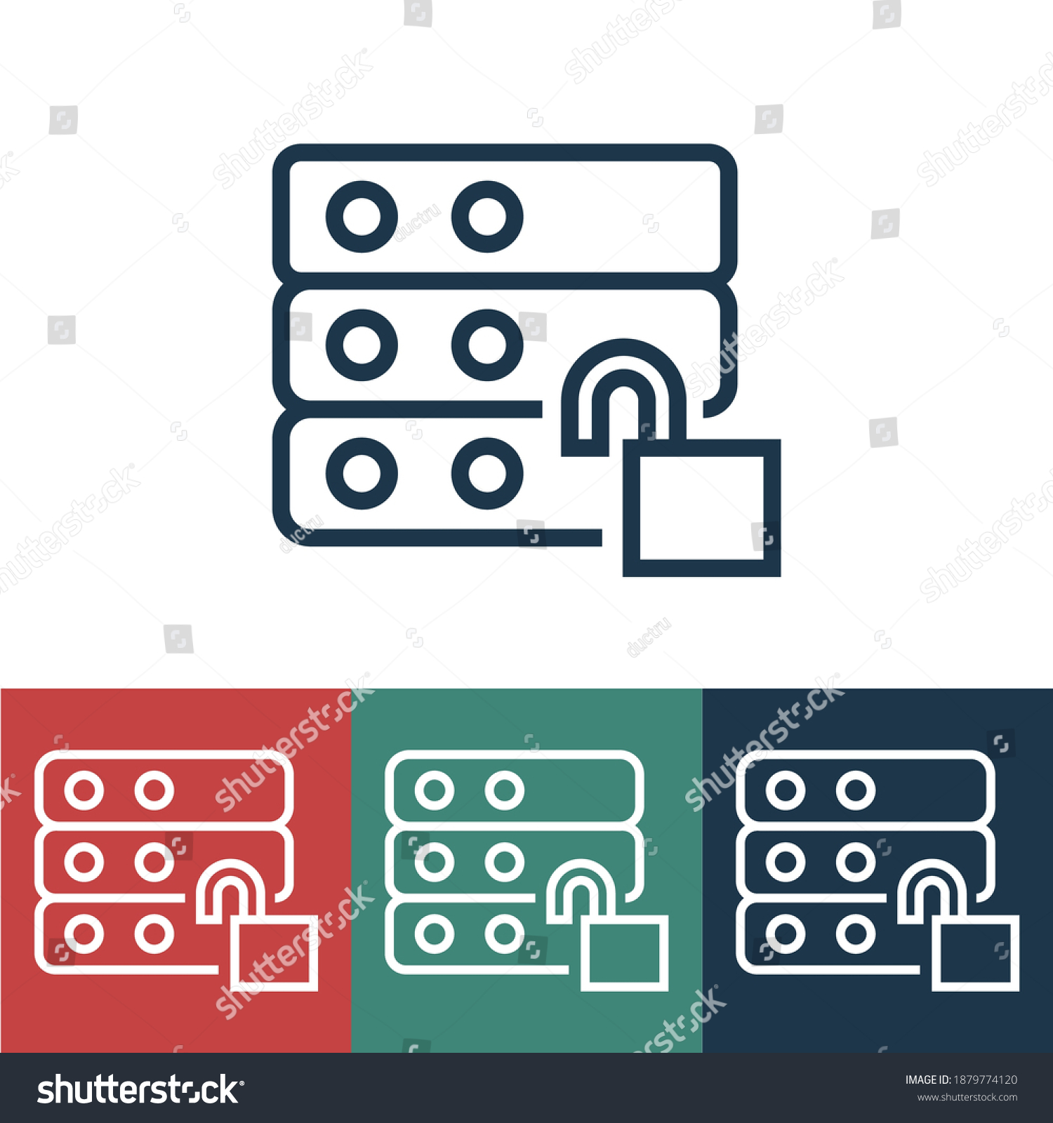 Linear Vector Icon Open Bank Vault Stock Vector (Royalty Free ...