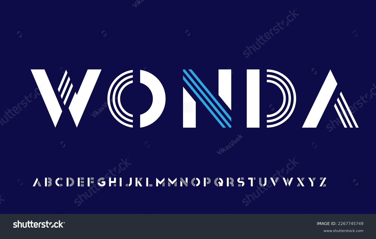 SVG of lining bold capital alphabet letter logo design svg
