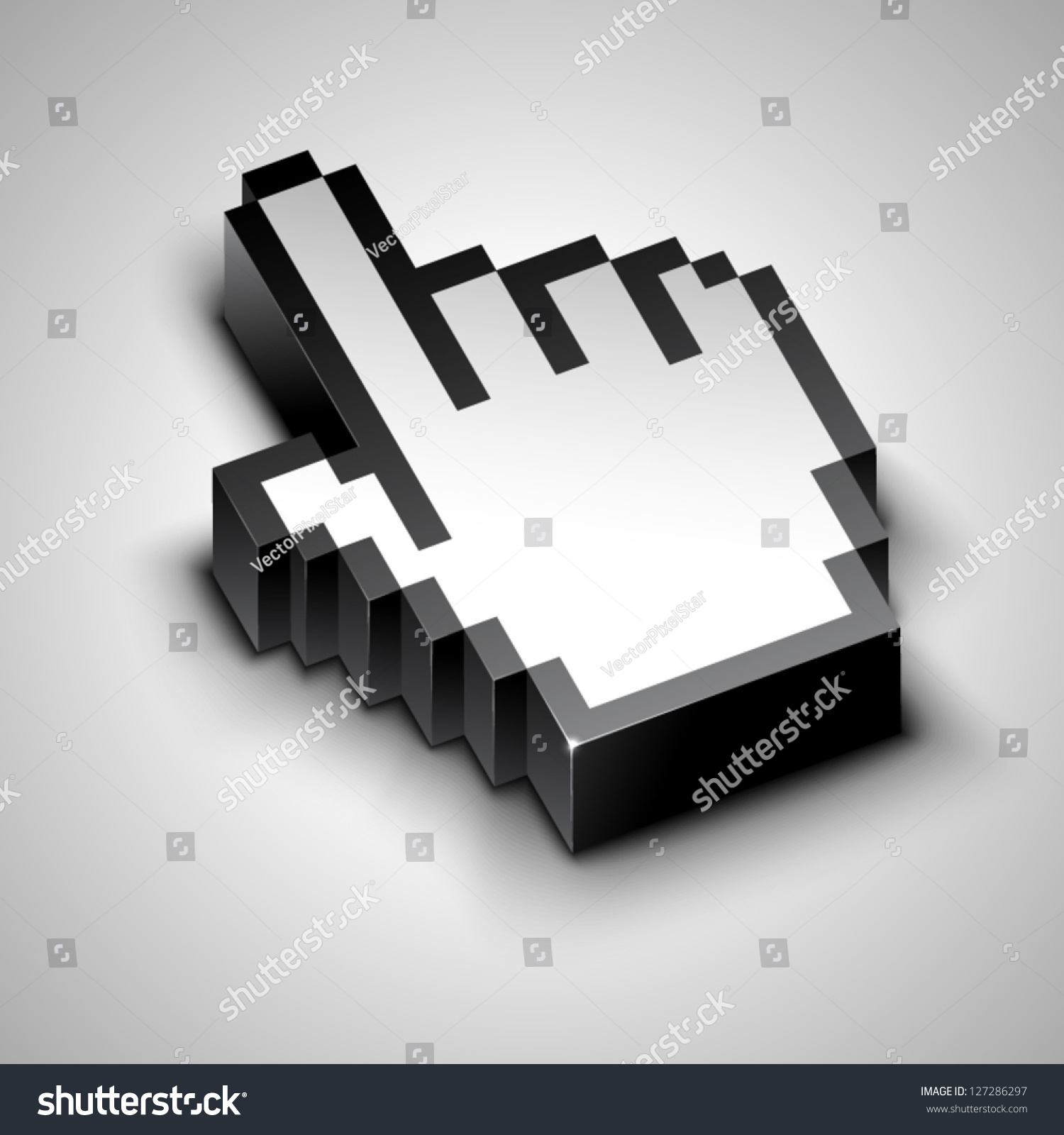 Link Select Cursor Stock Vector Illustration 127286297 : Shutterstock