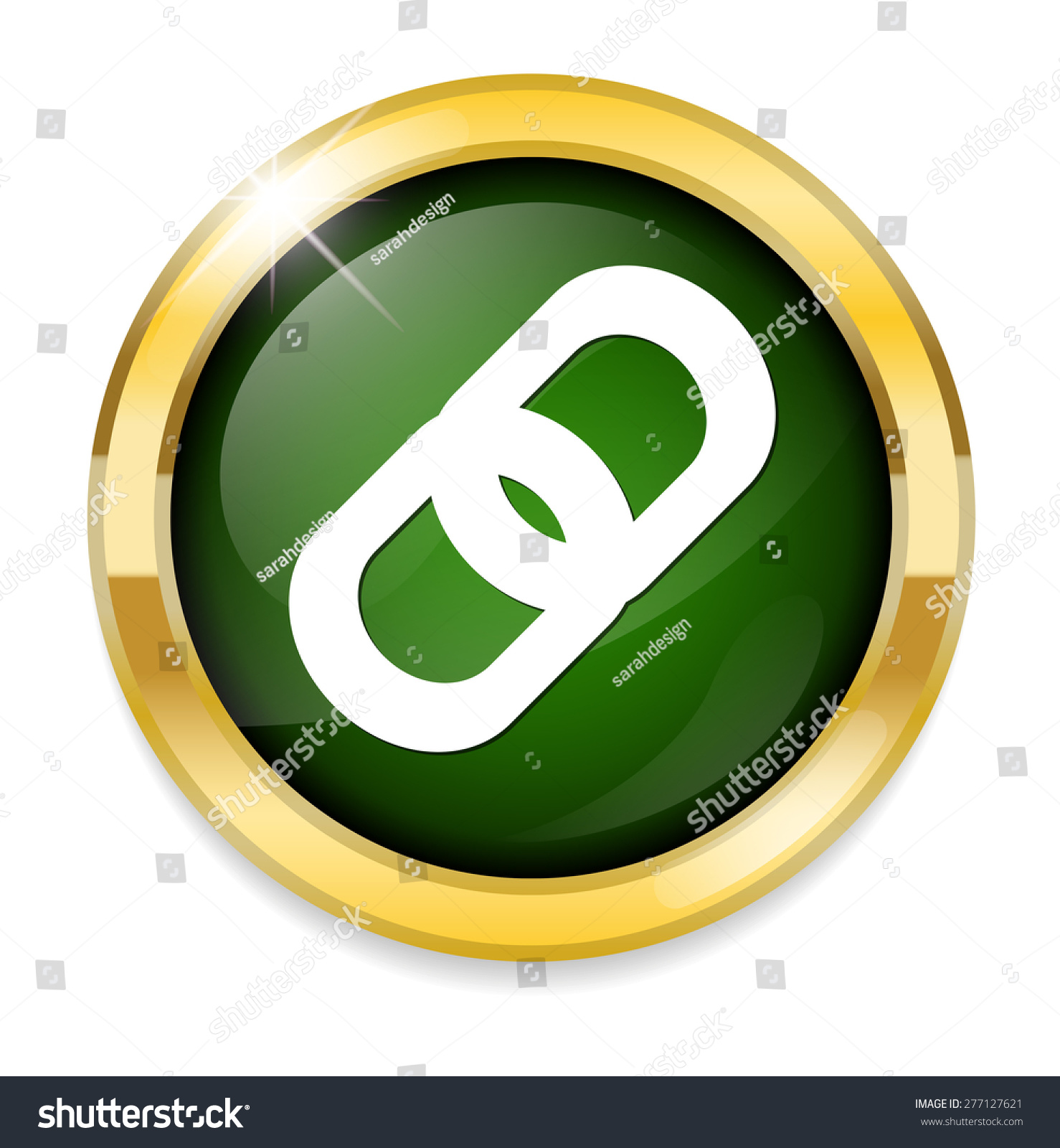 Linked Icon Stock Vector 277127621 - Shutterstock