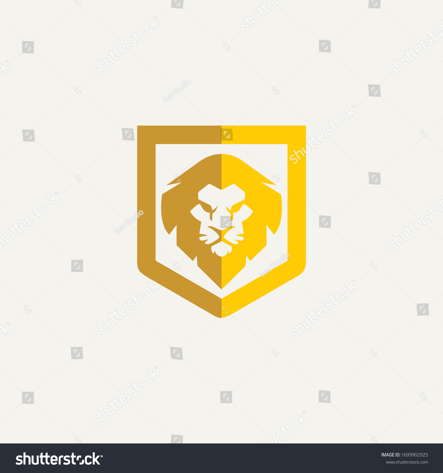 Lion Logo Designs Icon Vector Stock Vector Royalty Free 1699902925