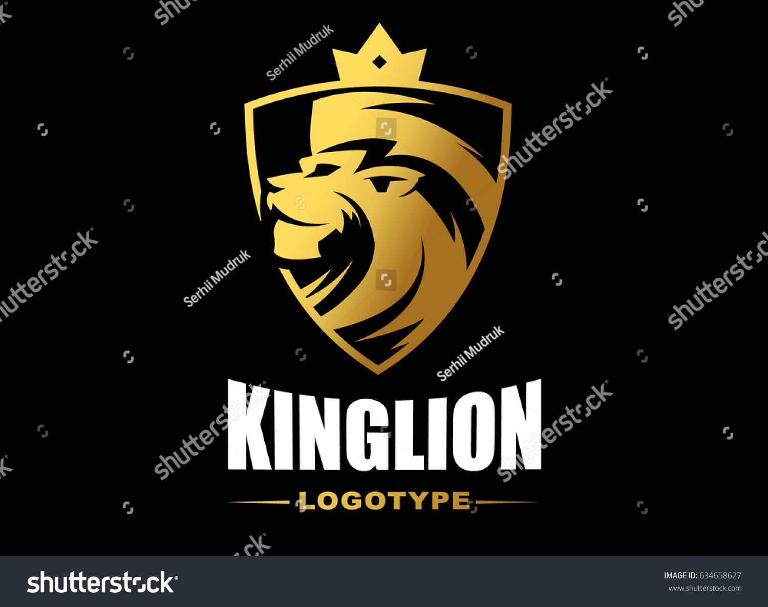 Lion Shield Logo Design Template Lion Stock Vector 634658627 - Shutterstock