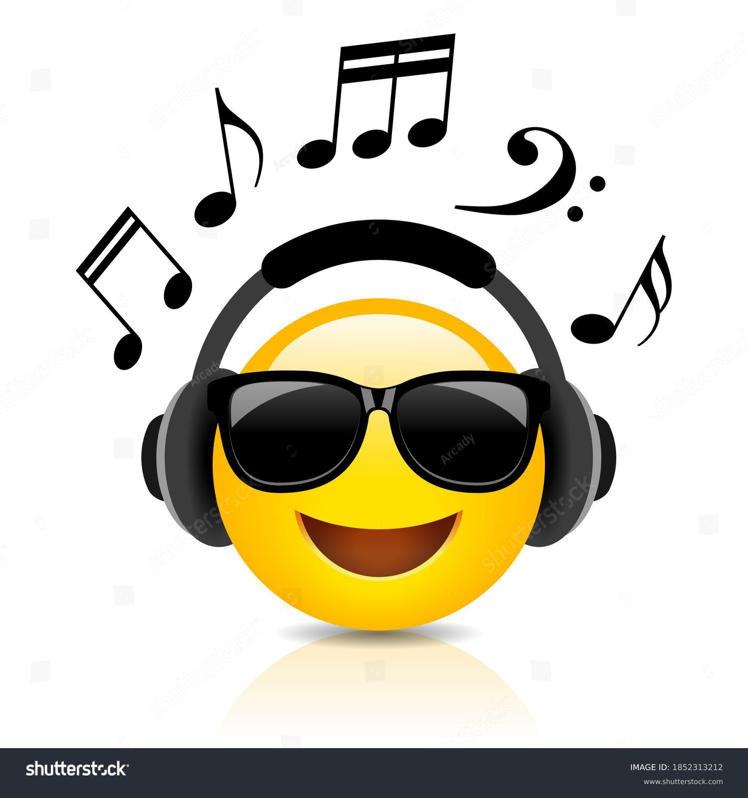 7,394 Emoticon listen to music Images, Stock Photos & Vectors ...