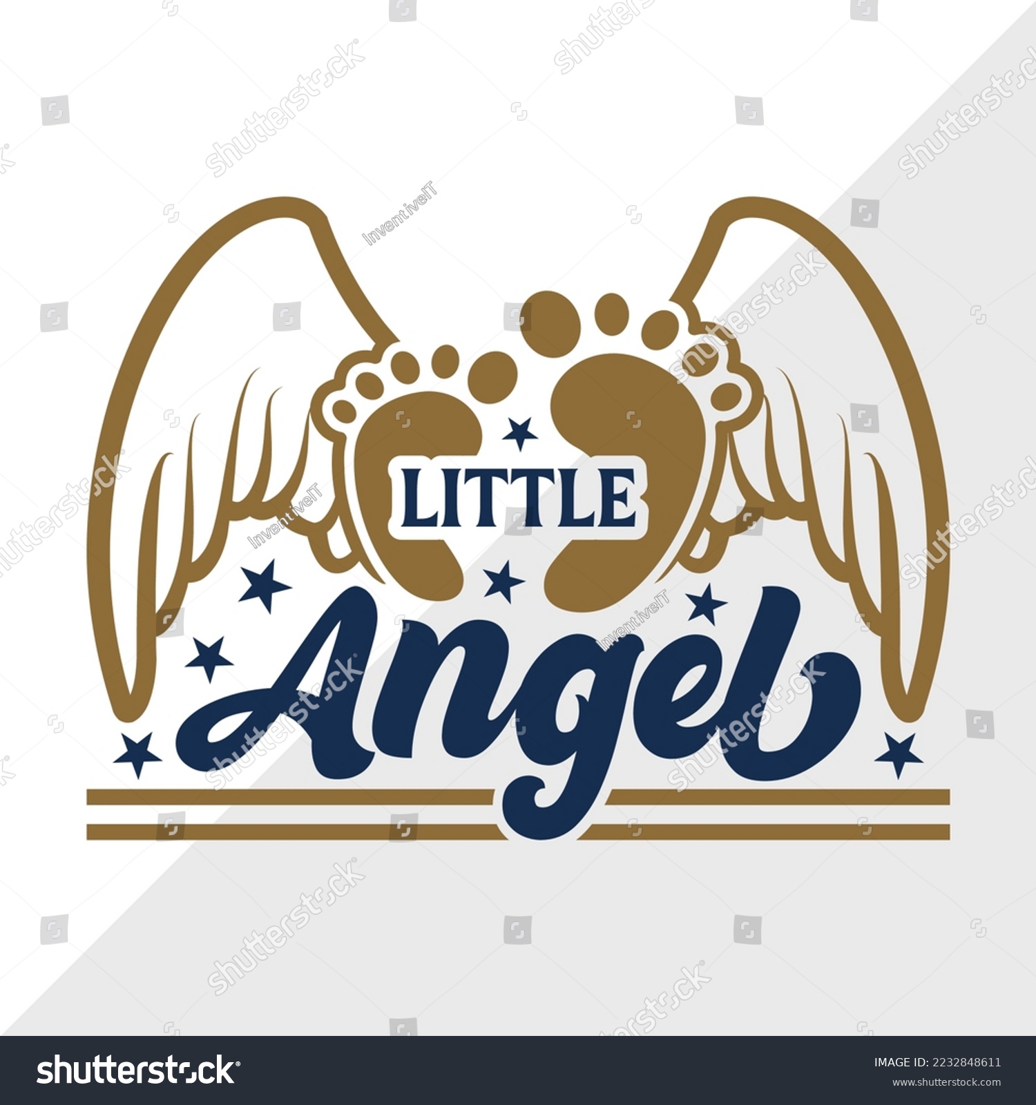 SVG of Little Angel SVG Printable Vector Illustration svg