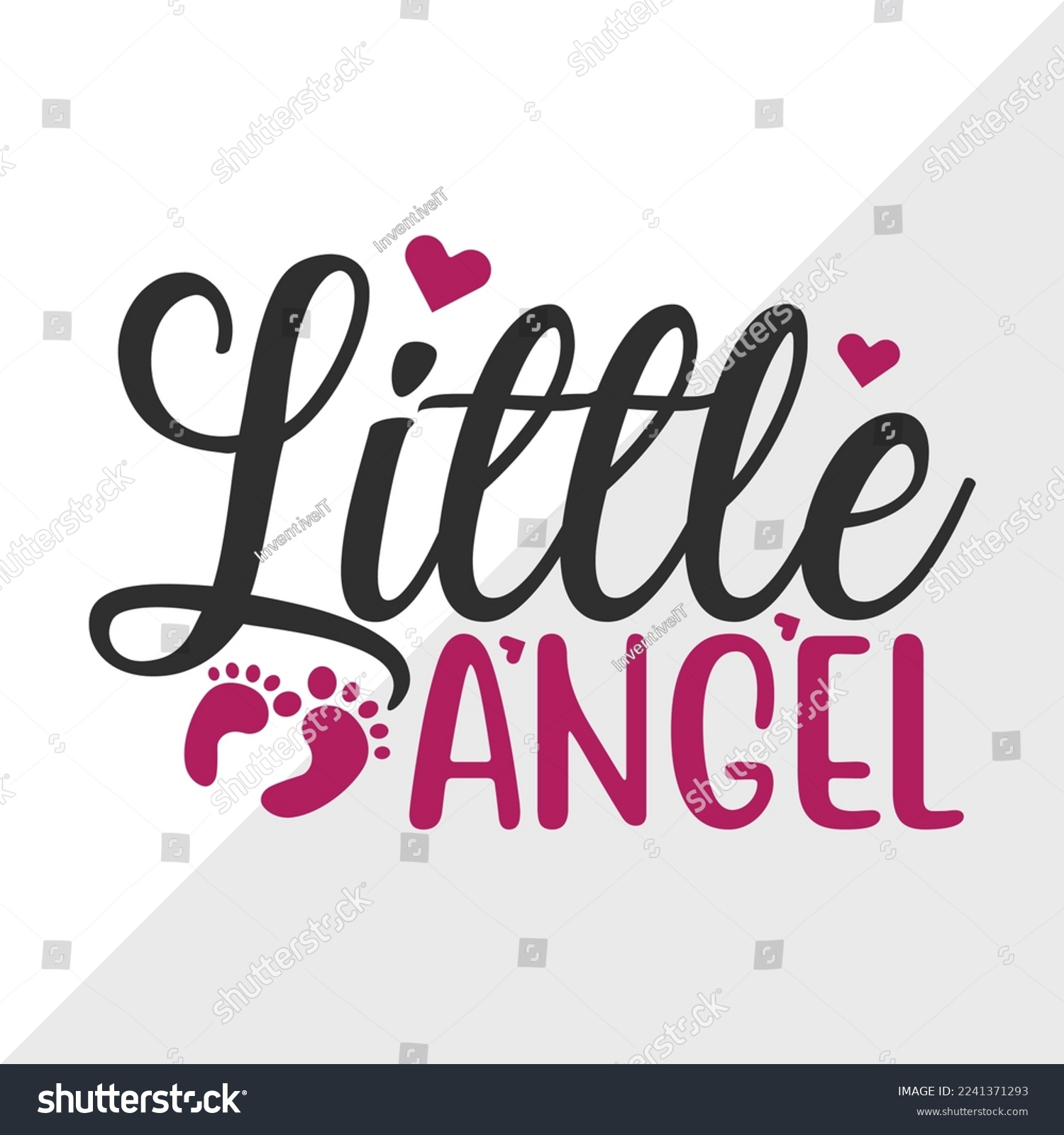 SVG of Little Angel SVG Printable Vector Illustration svg
