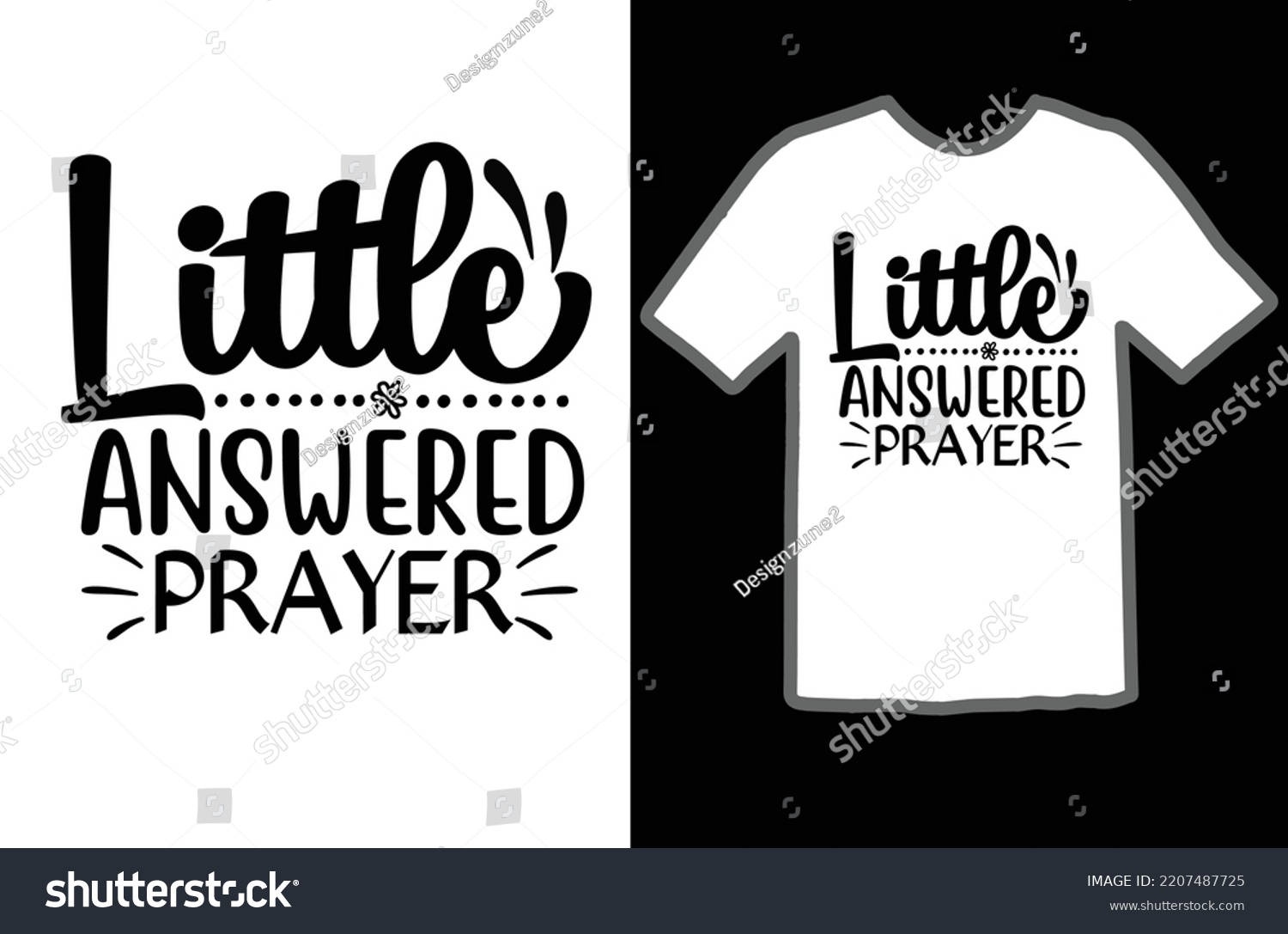 SVG of Little answered prayer svg design svg