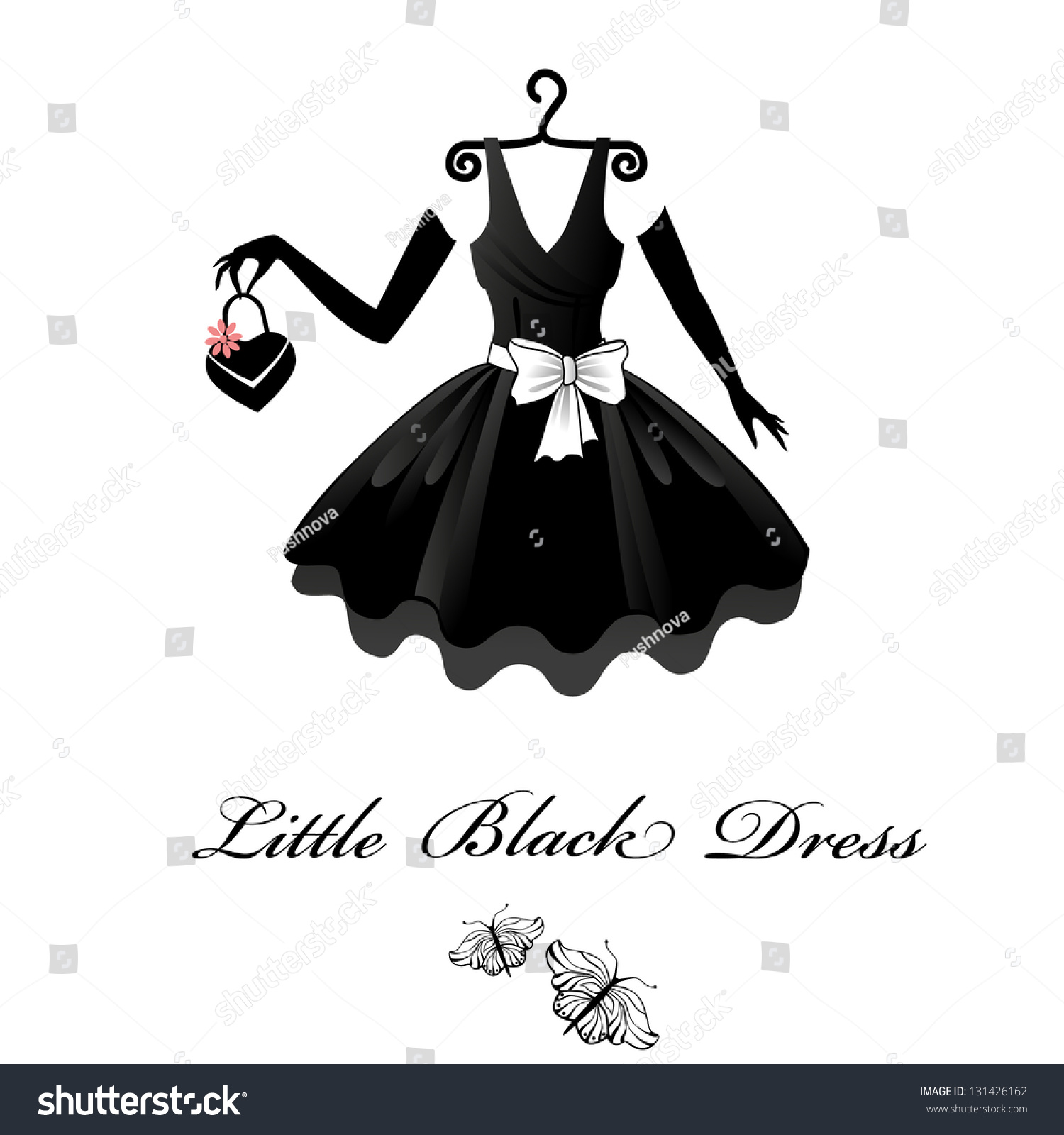 Стоковая векторная графика «Little Black Dresses» (без лицензионных