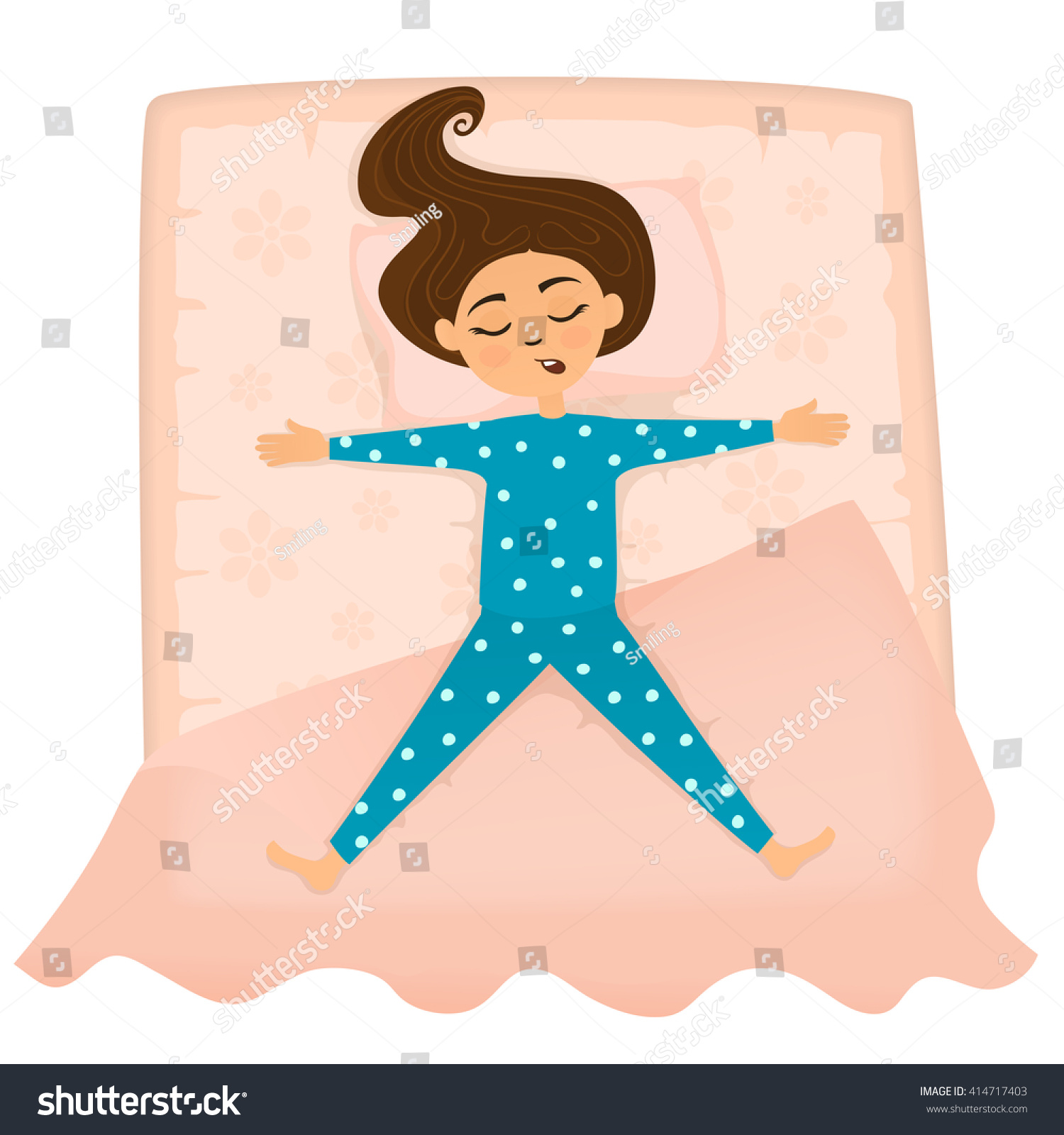 clipart girl in bed - photo #38