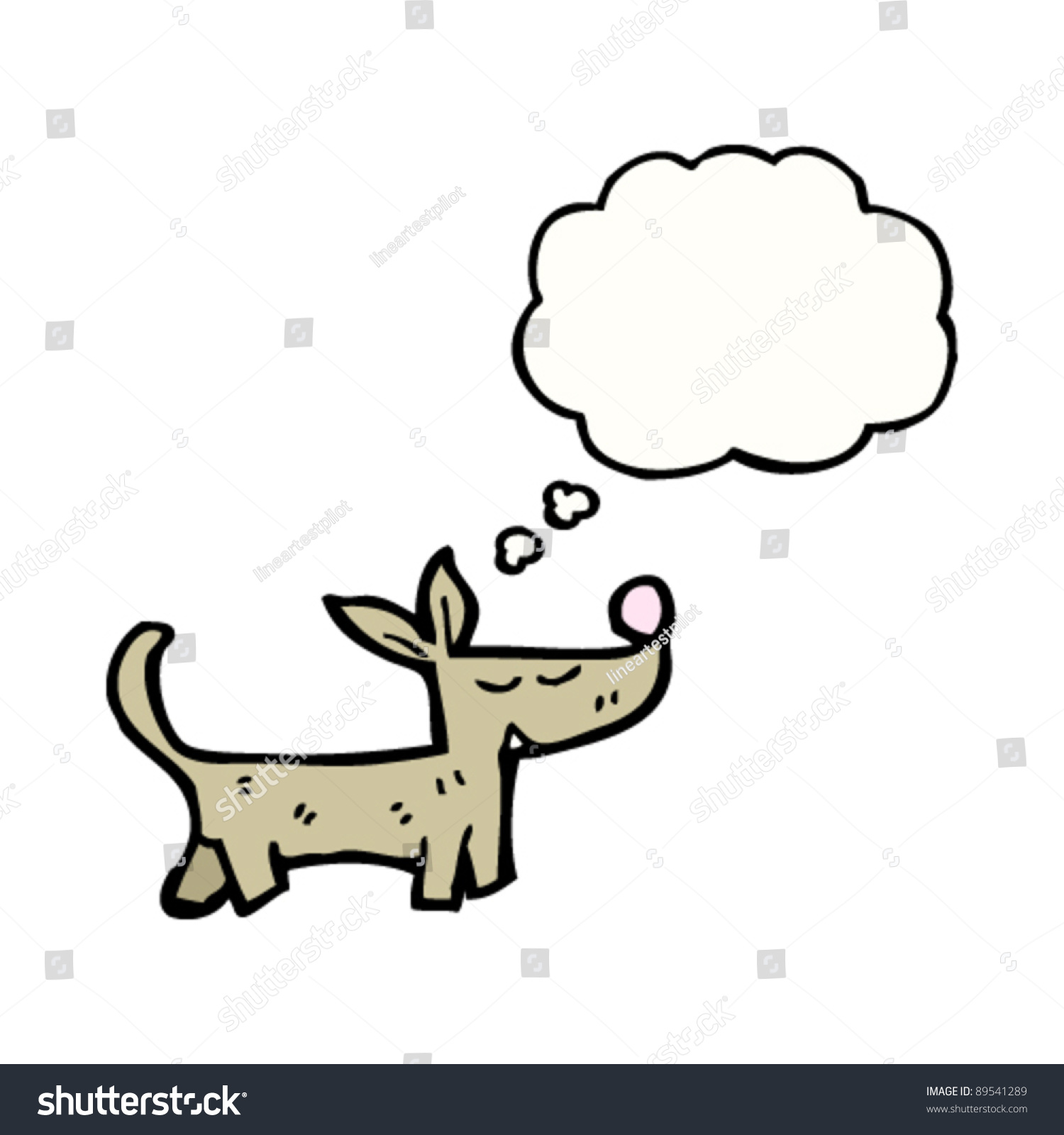 Little Dog Cartoon Character Stock Vector (Royalty Free) 89541289 ...