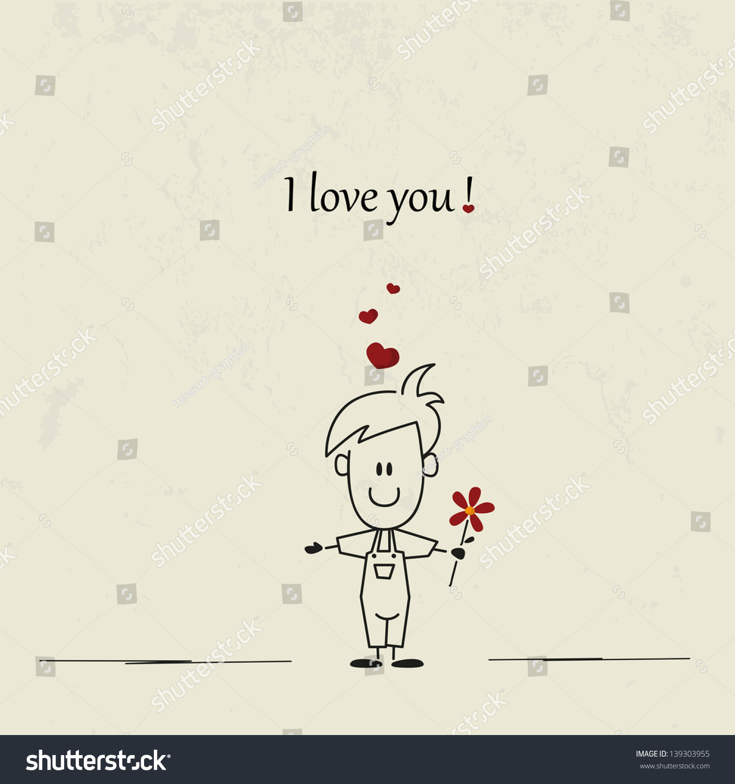 SVG of Little girl with red flower svg