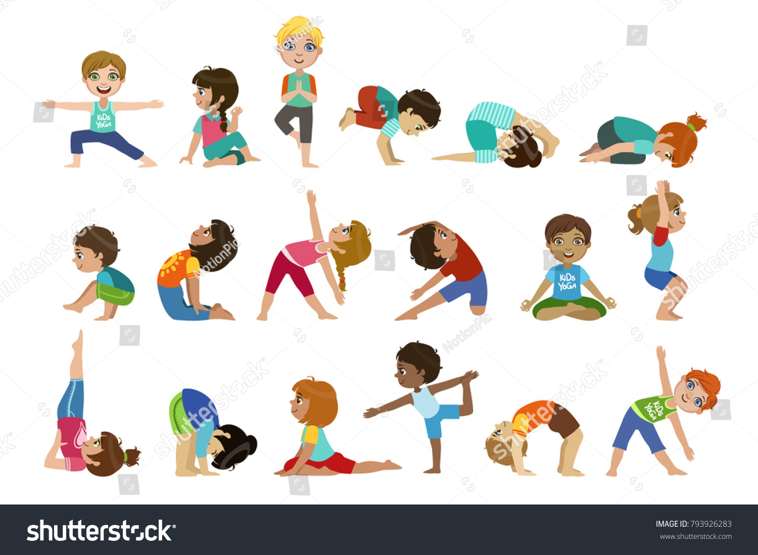 90,768 Kids exercising cartoon Images, Stock Photos & Vectors ...