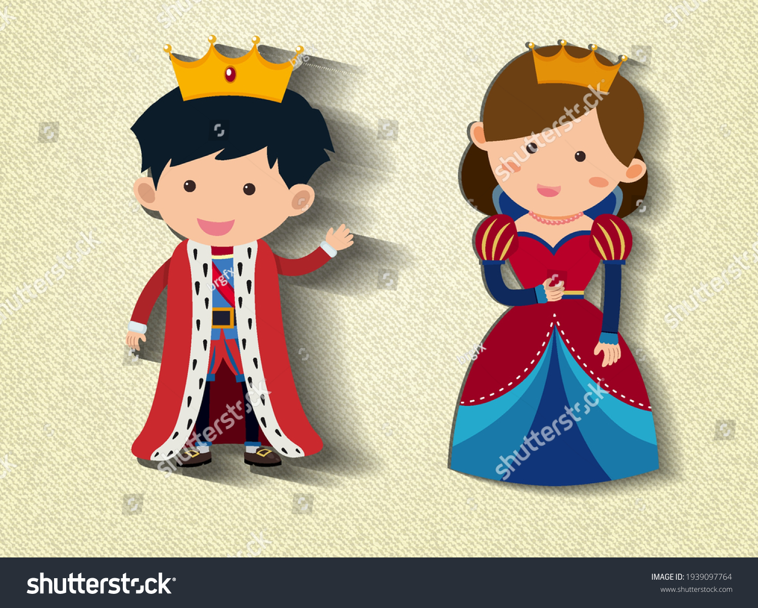 62,874 King queen prince princess Images, Stock Photos & Vectors ...