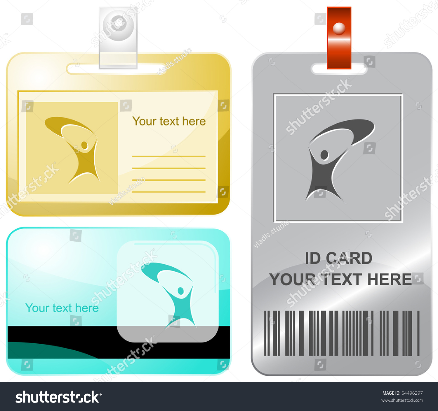 Little Man Vector Id Cards: Vector có sẵn (miễn phí bản quyền) 54496297 ...
