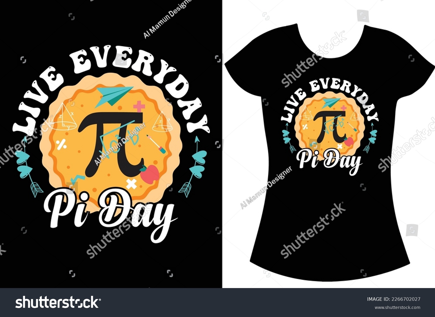 SVG of Live everyday pi day, Pi day svg typography t shirt design for gift, svg