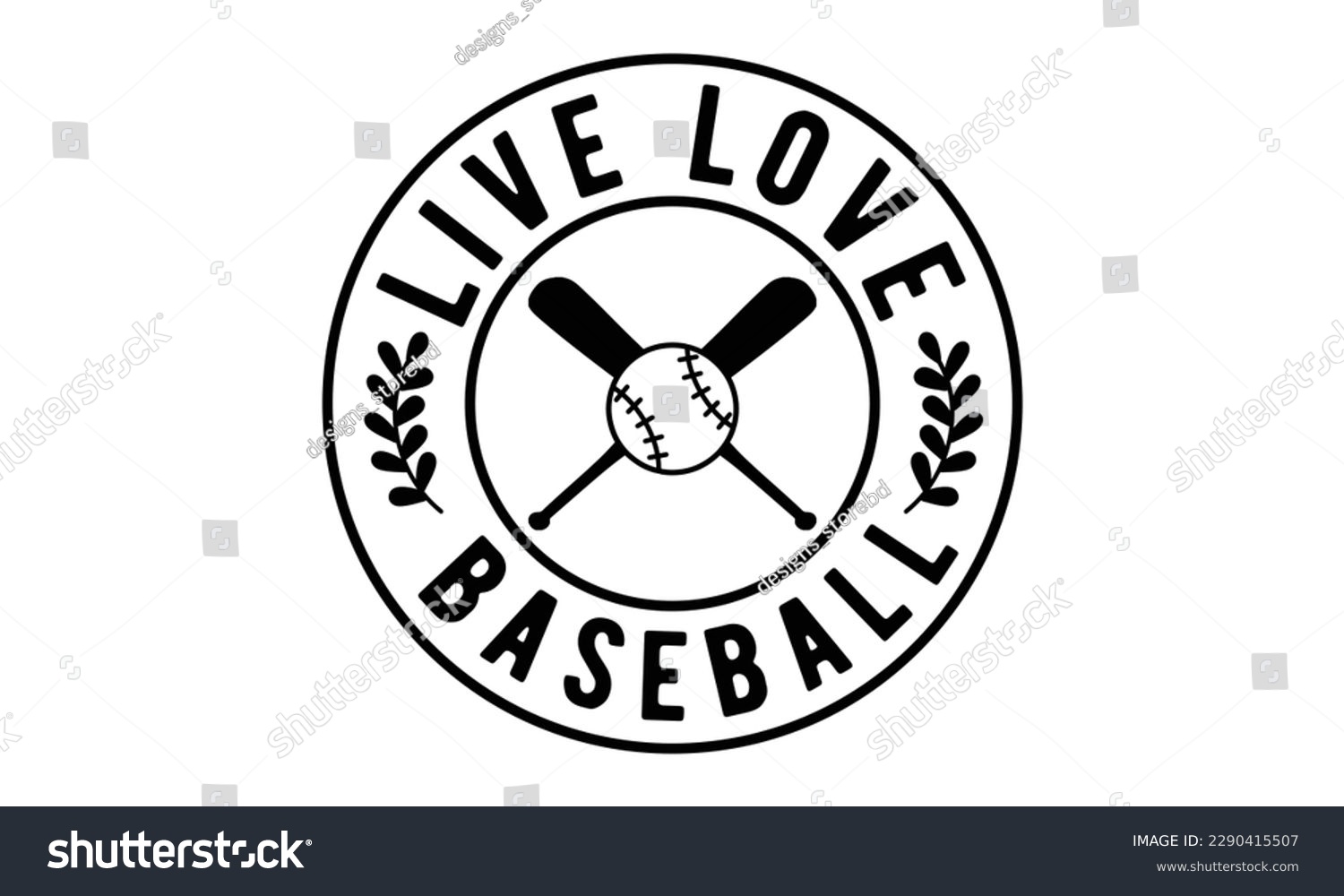 SVG of Live love baseball svg, baseball svg, Baseball Mom SVG Design, softball, softball mom life, Baseball svg bundle, Files for Cutting Typography Circuit and Silhouette, Mom Life svg