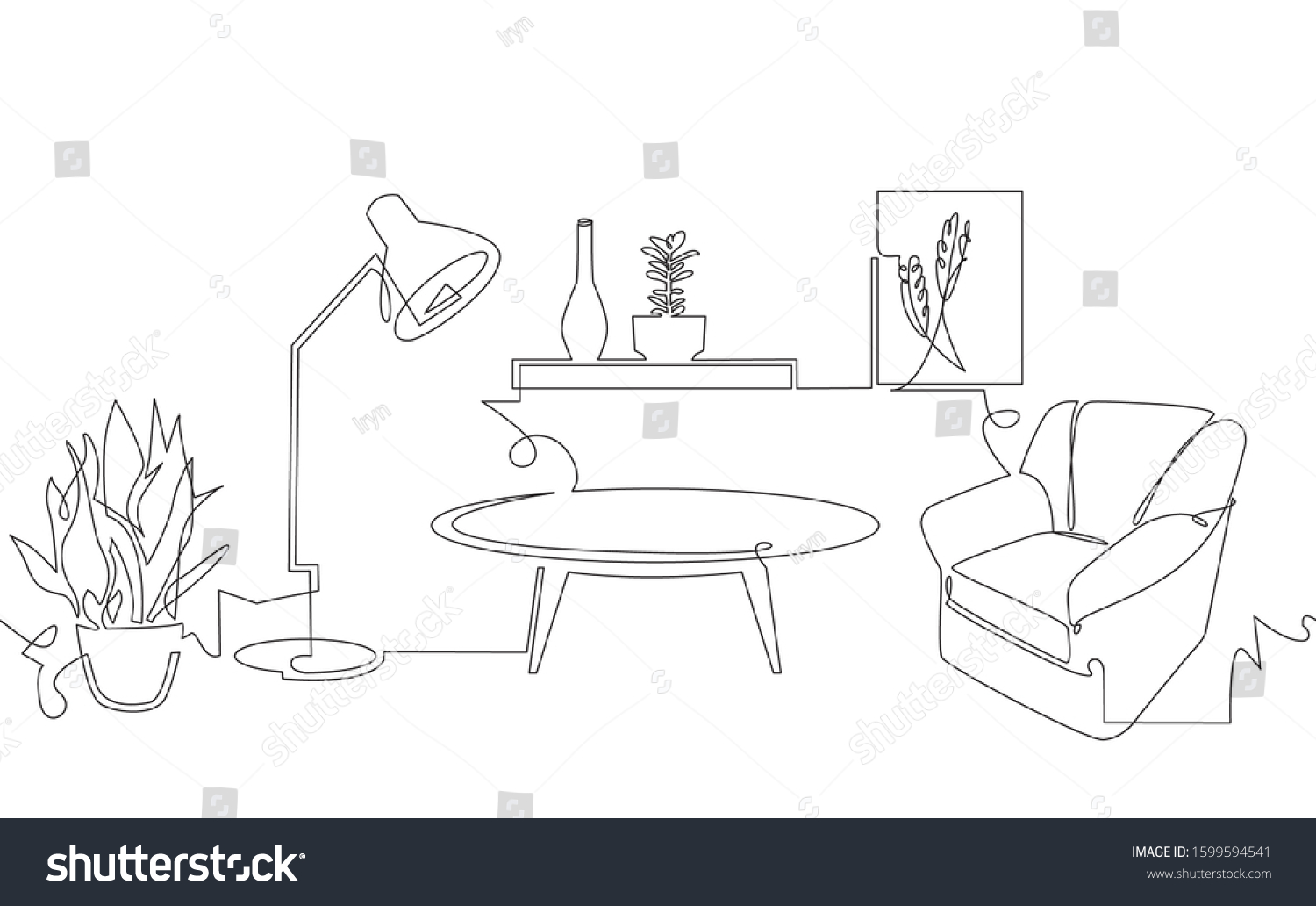 37,275 Line art chair Images, Stock Photos & Vectors | Shutterstock