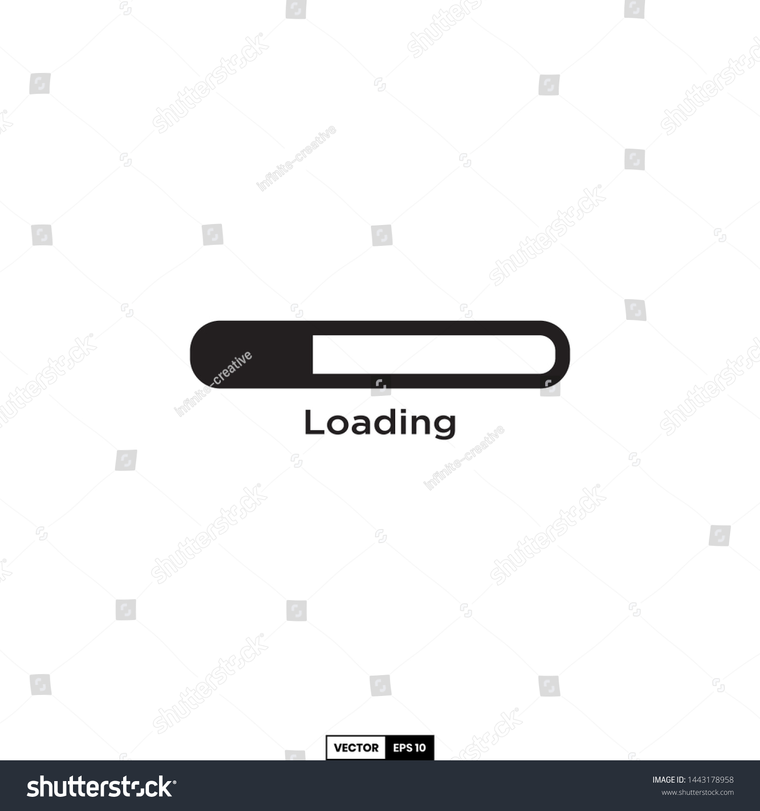 Loading Icon Design Inspiration Vector Template Stock Vector (Royalty ...